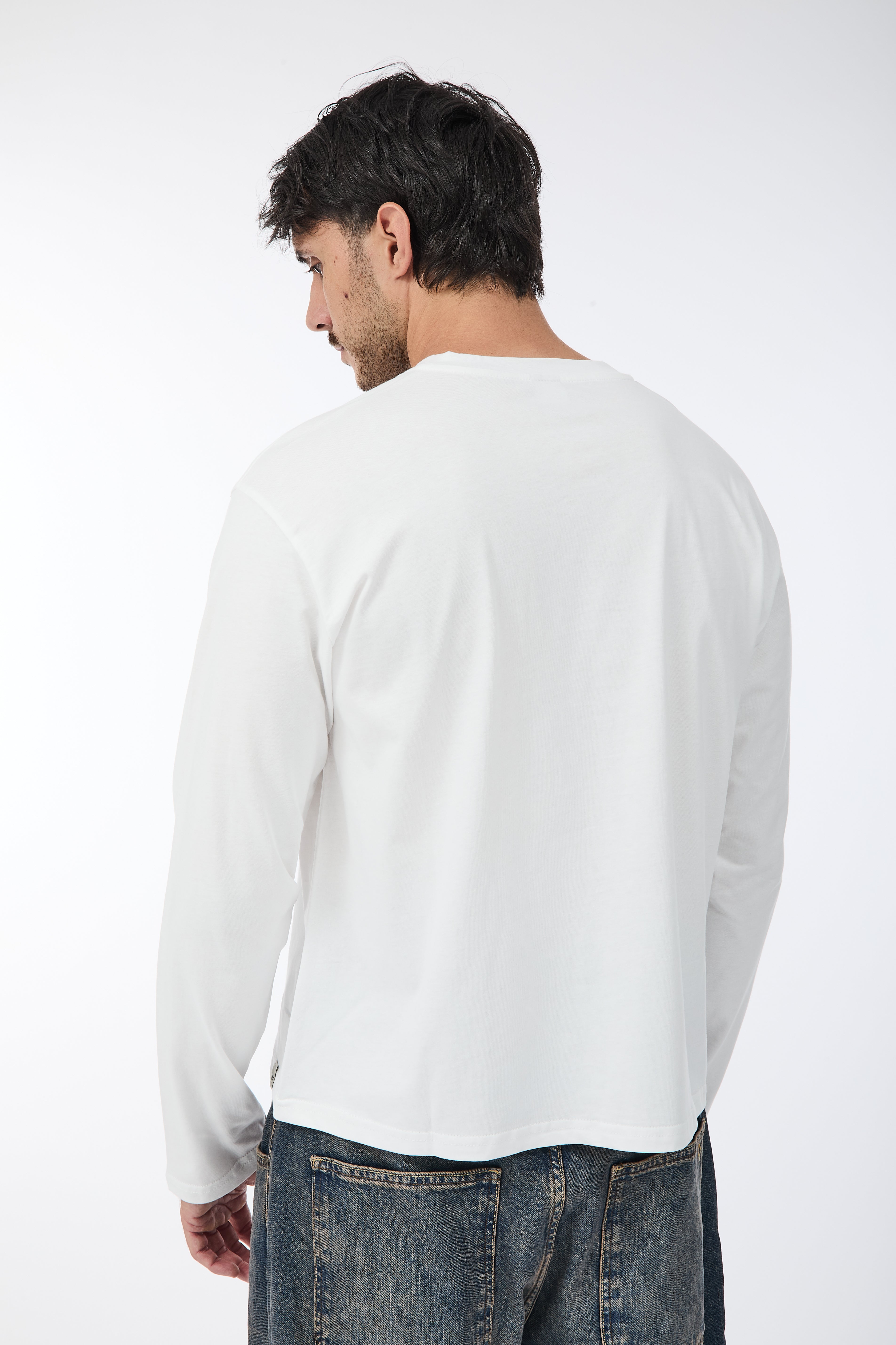 Maglia Why Not Manica Lunga ML81 Bianca