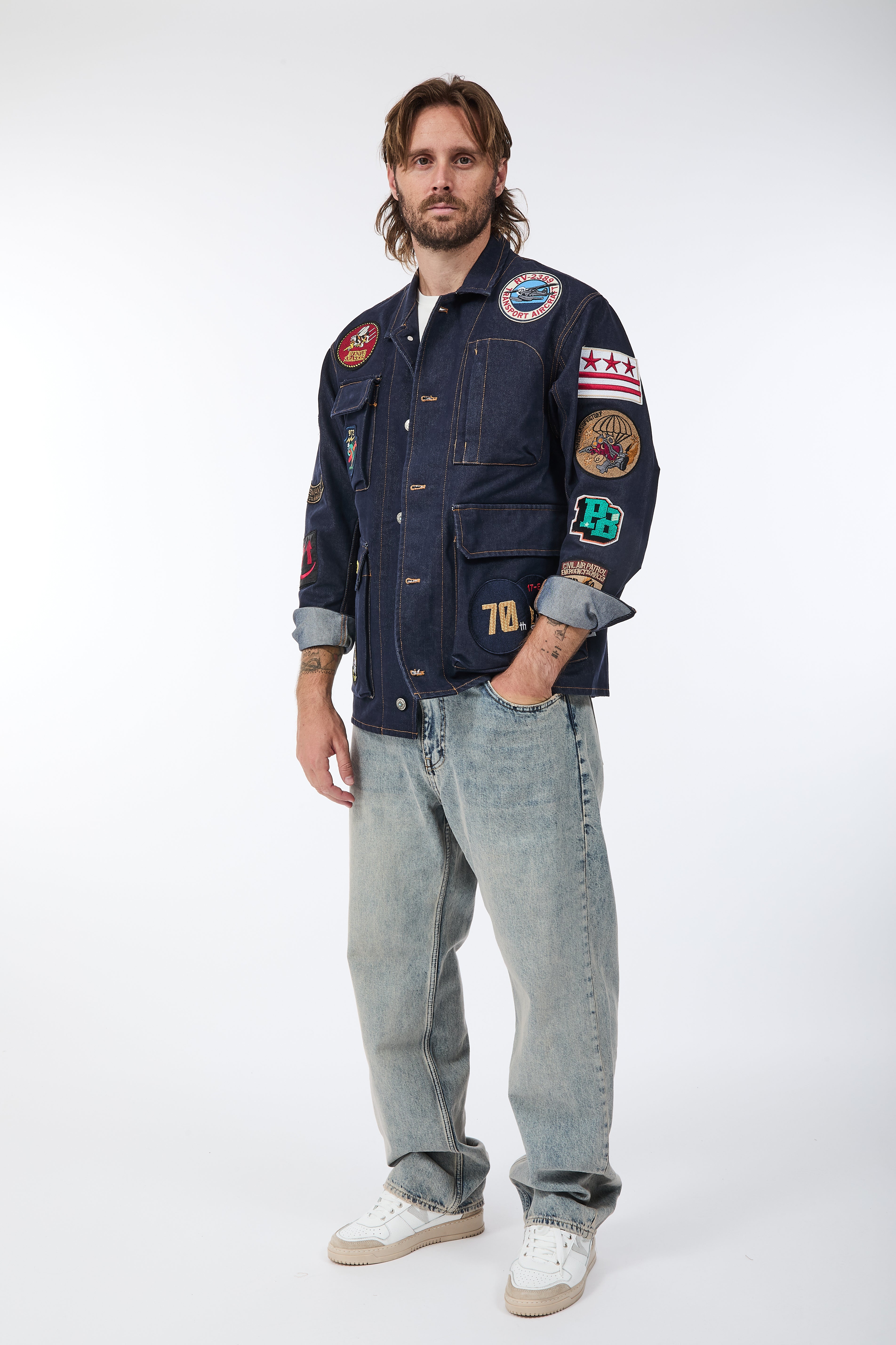 Giacca Berna Denim Patch