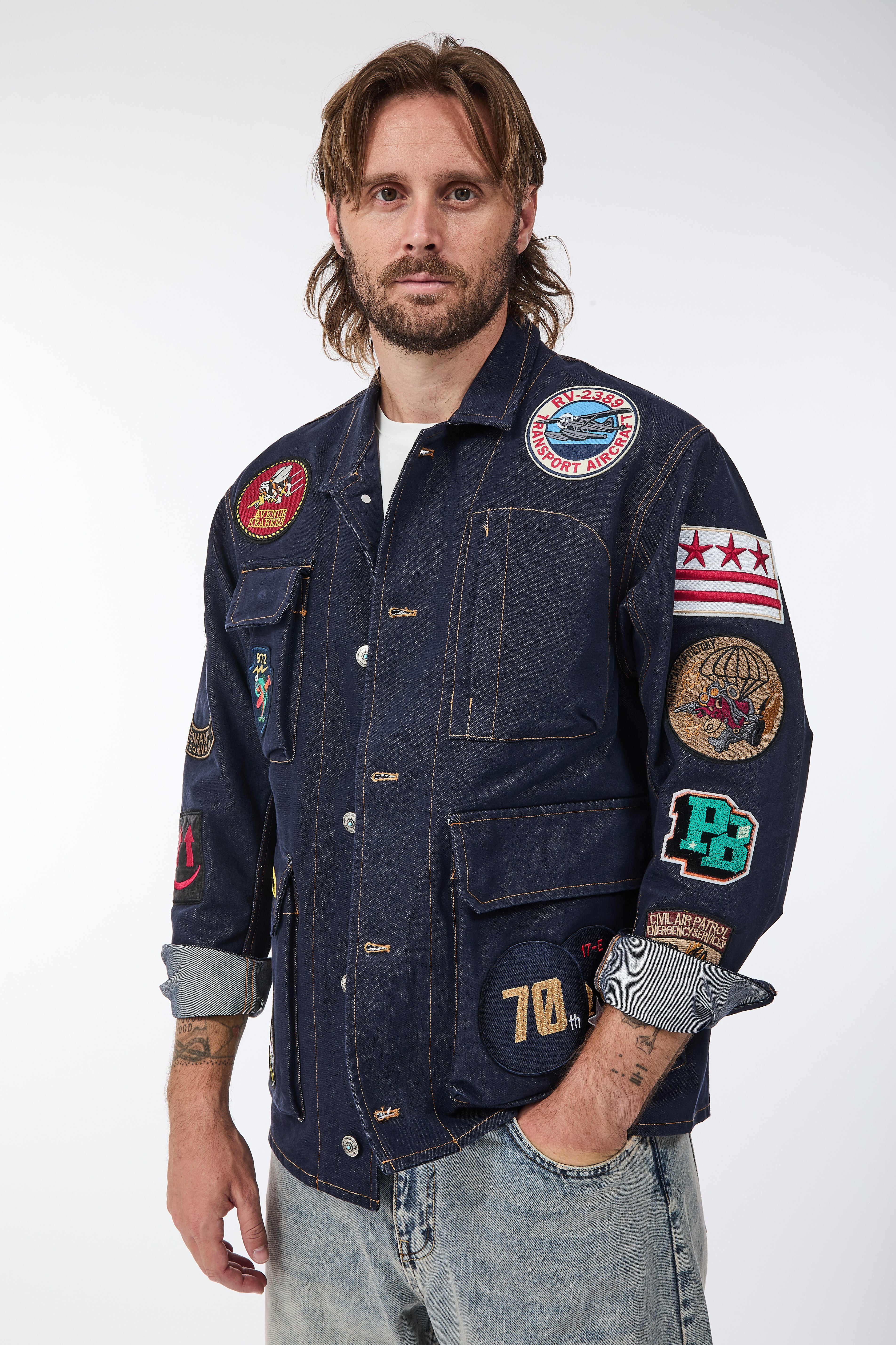 Giacca Berna Denim Patch