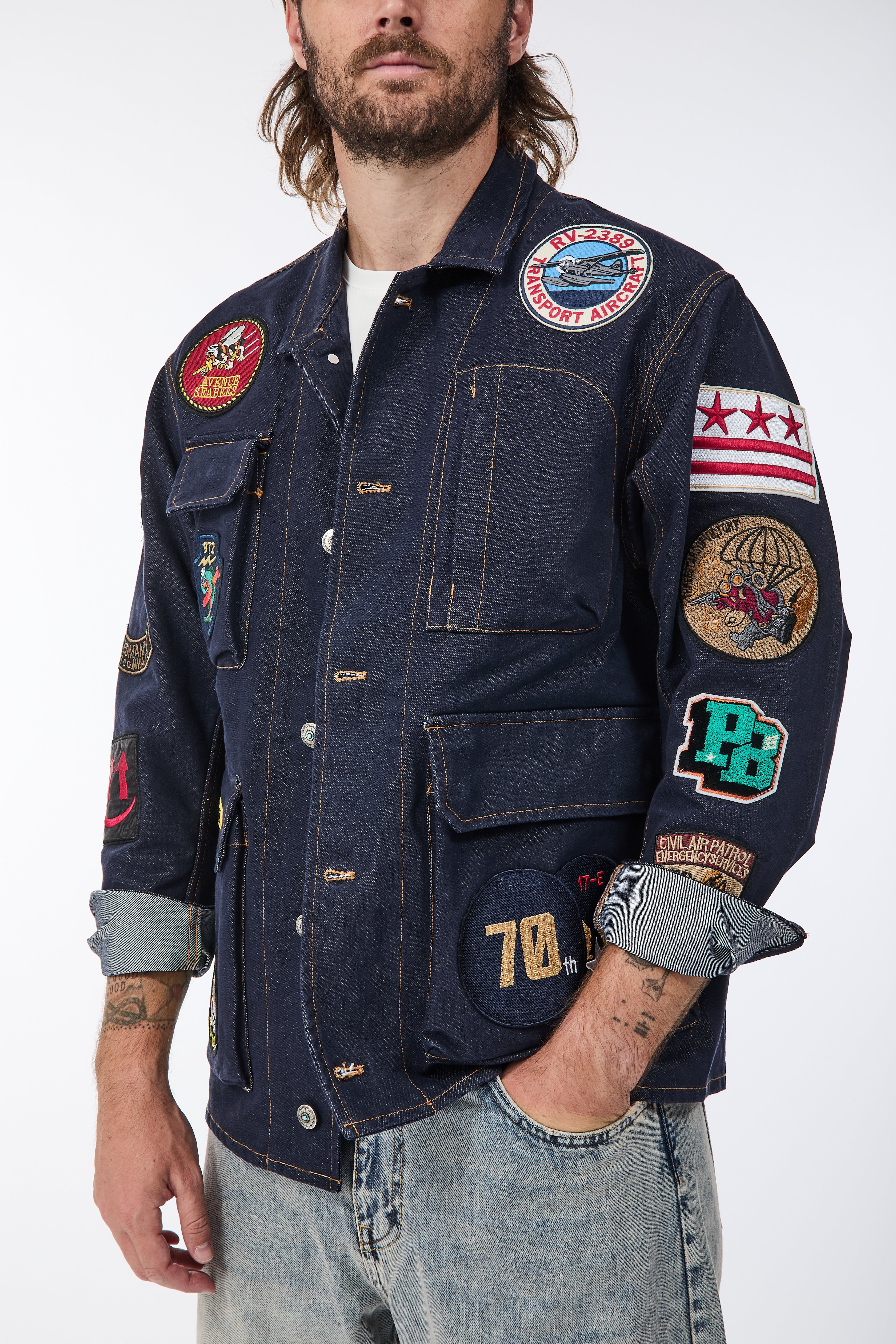 Giacca Berna Denim Patch