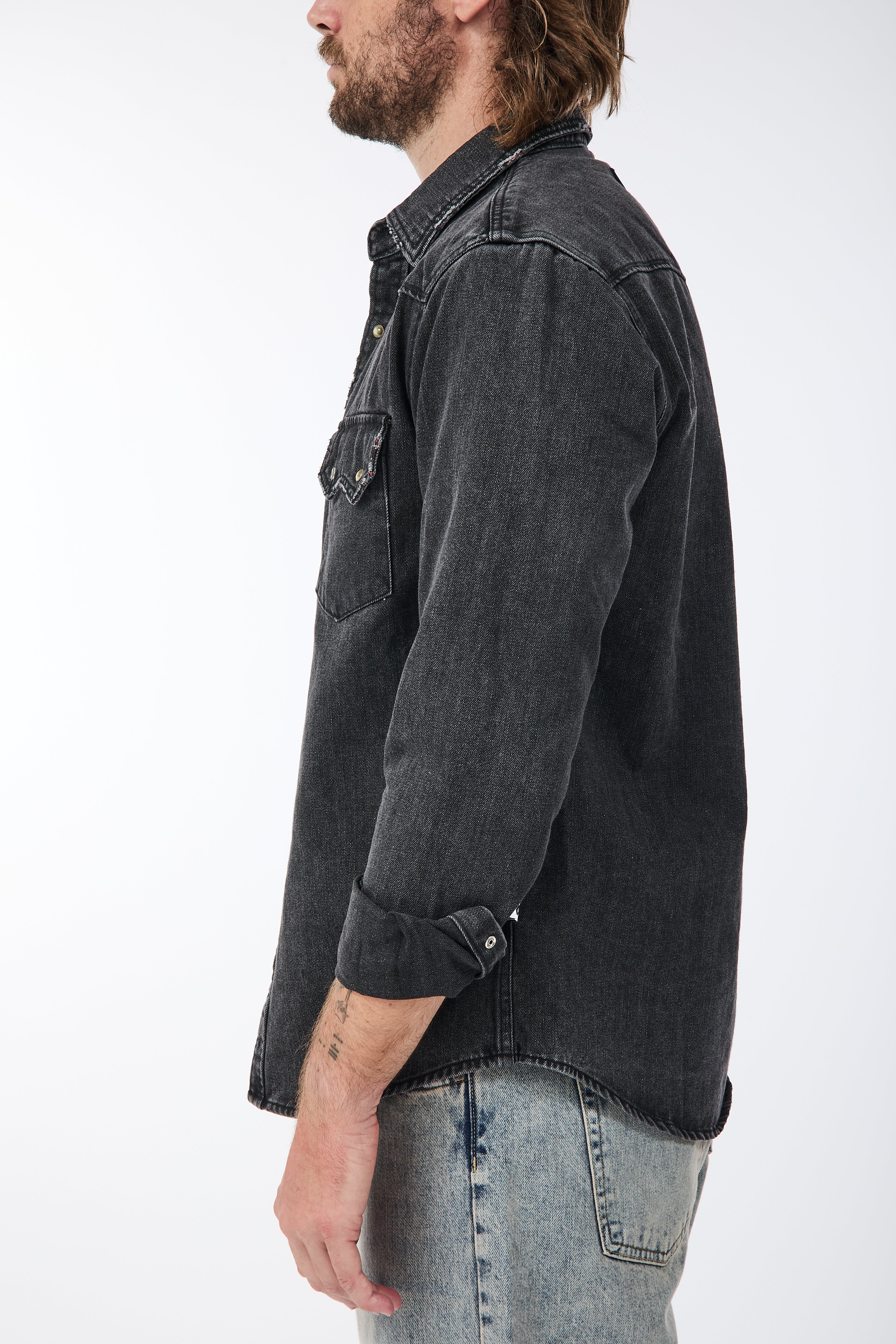 Giacca Berna Denim Grigia