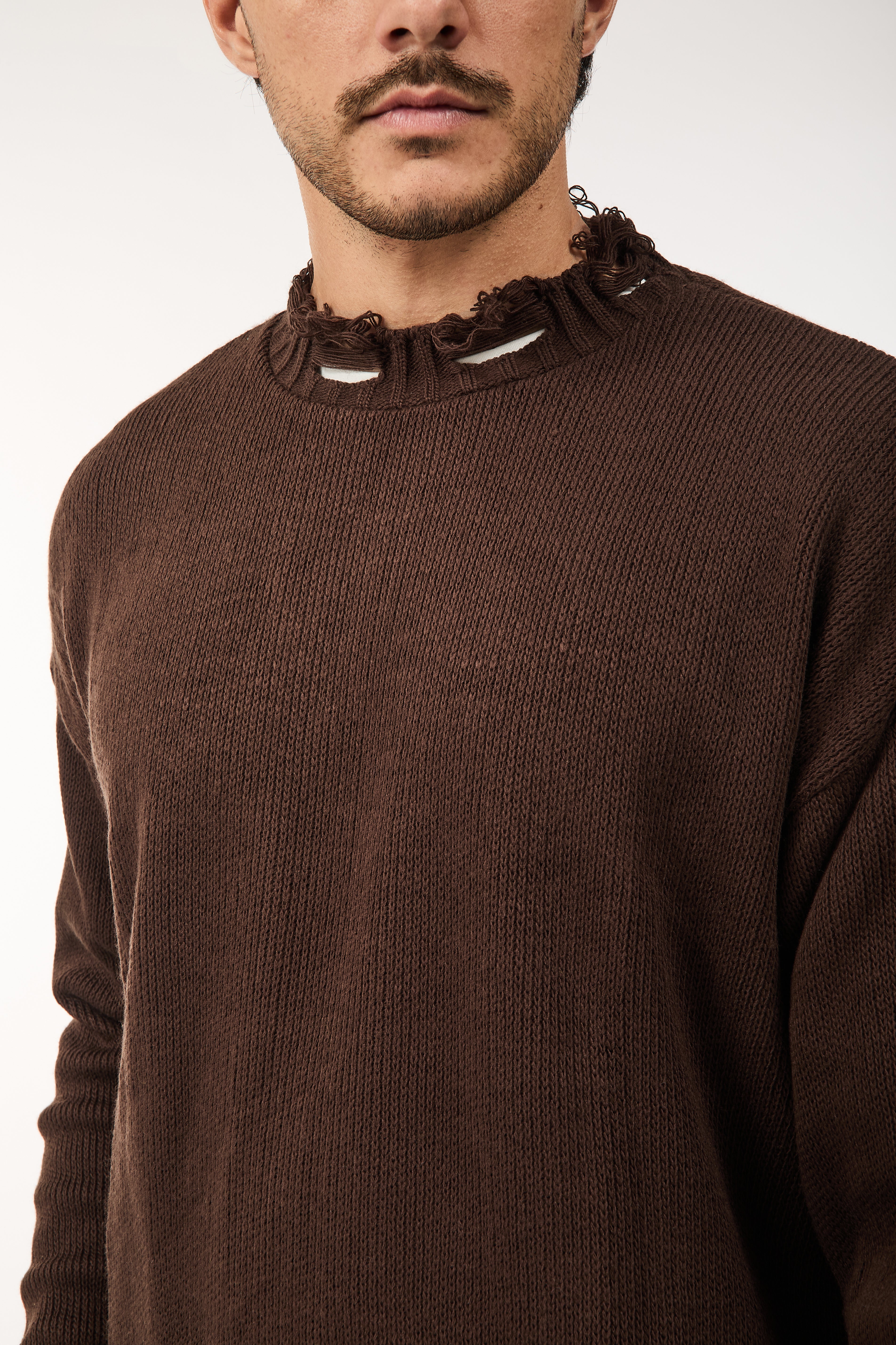 Maglione Imperial Strappi Moro