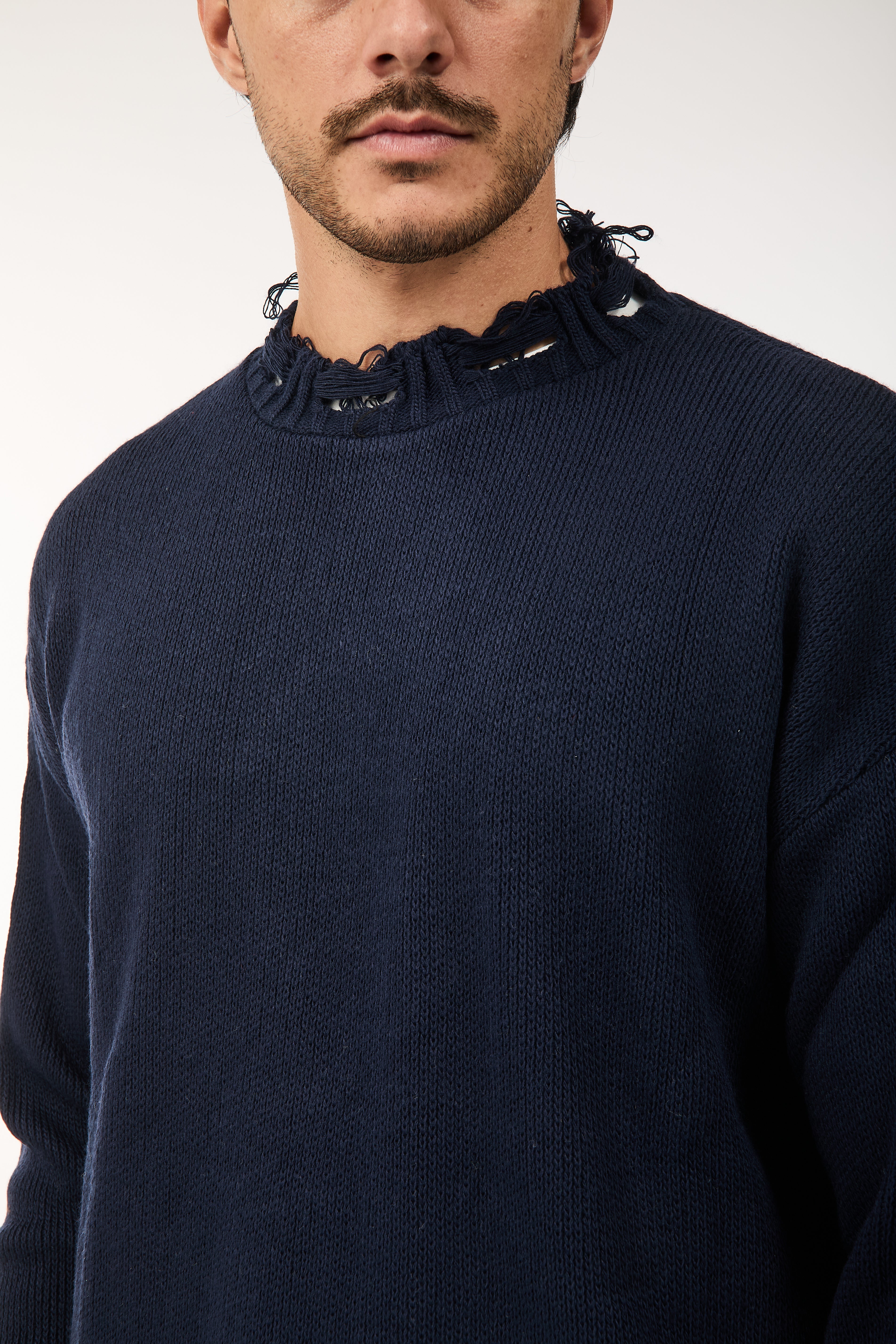Maglione Imperial Strappi Blu