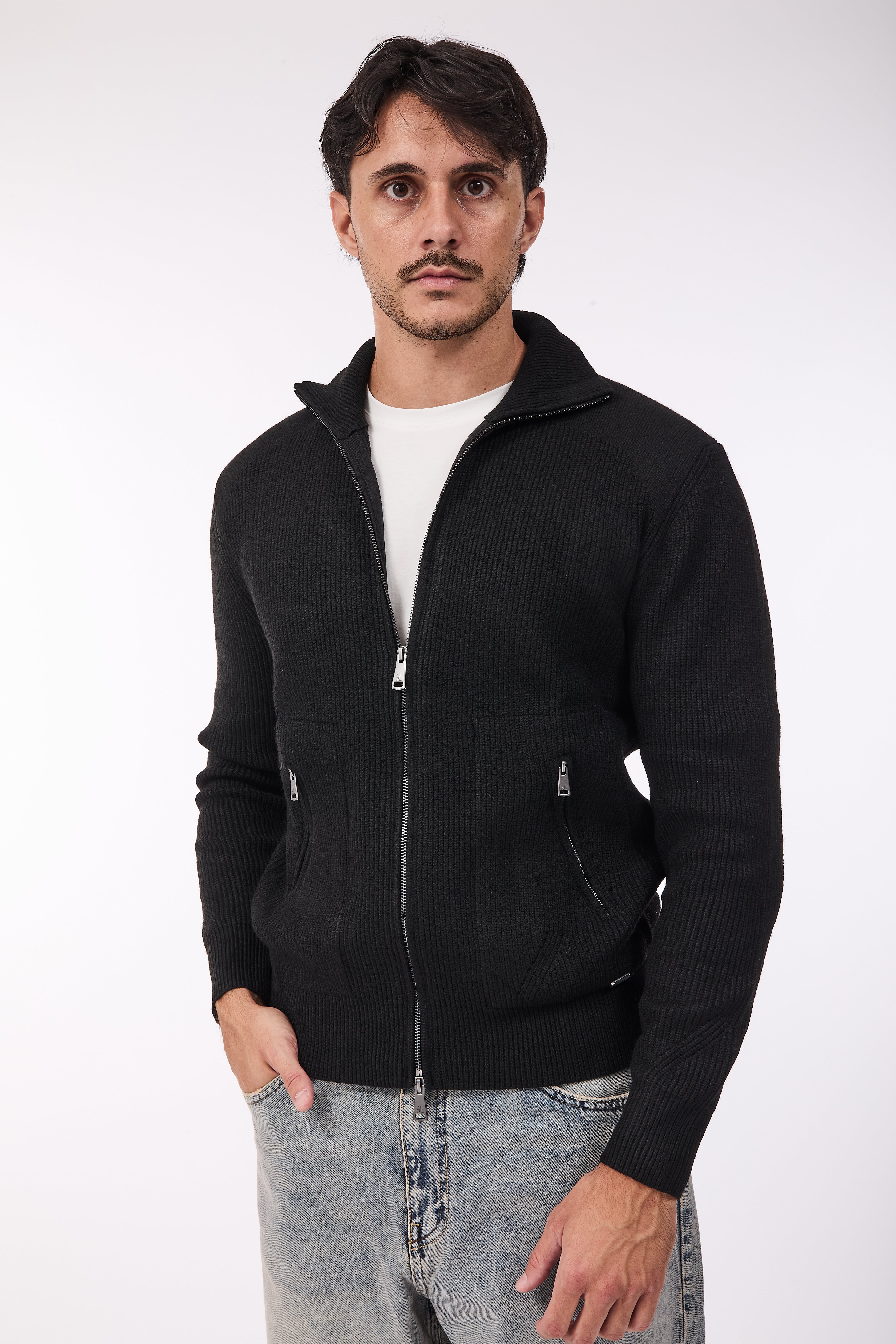 Maglione Gianni Lupo 35051 Nero