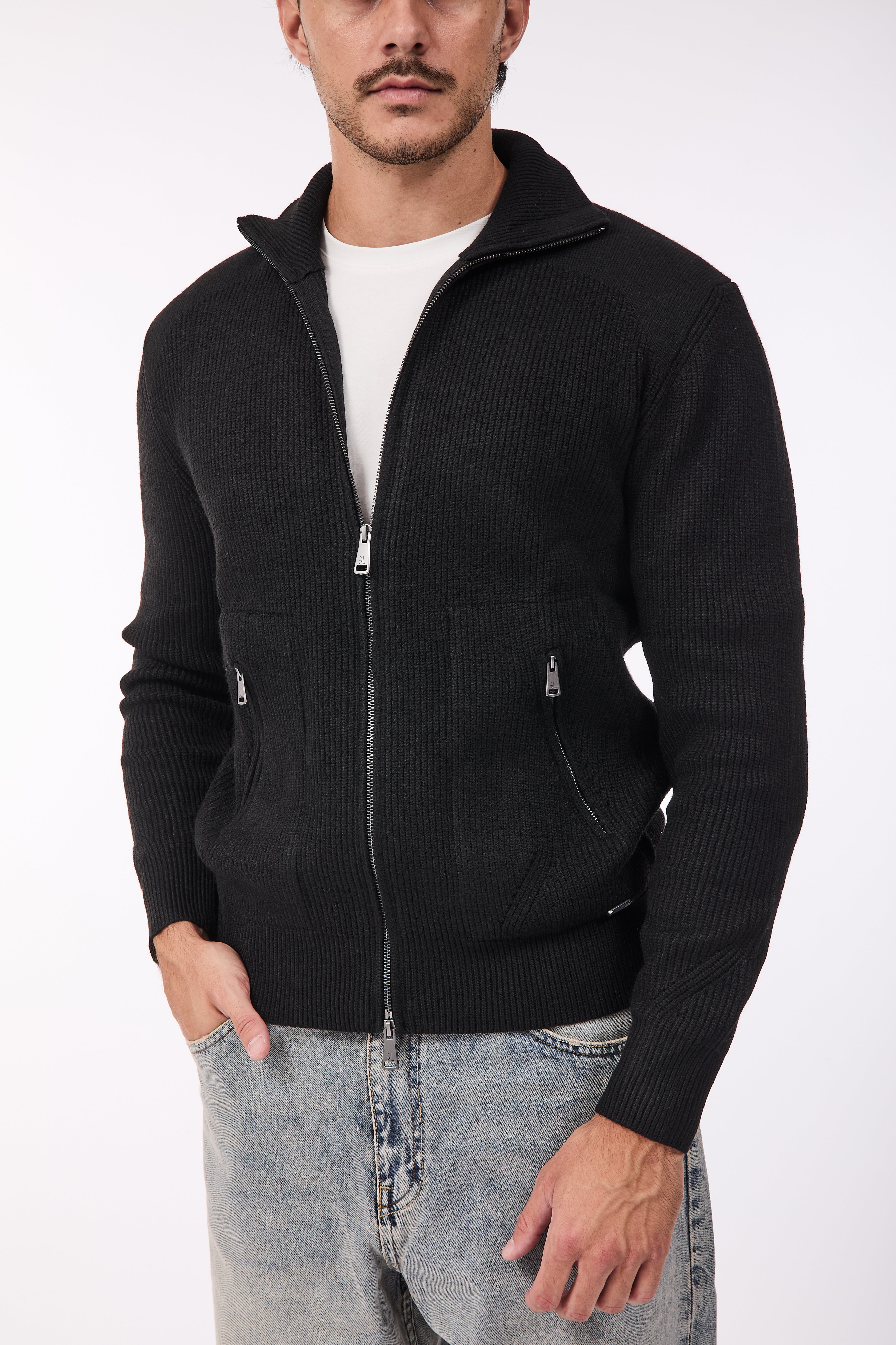 Maglione Gianni Lupo 35051 Nero