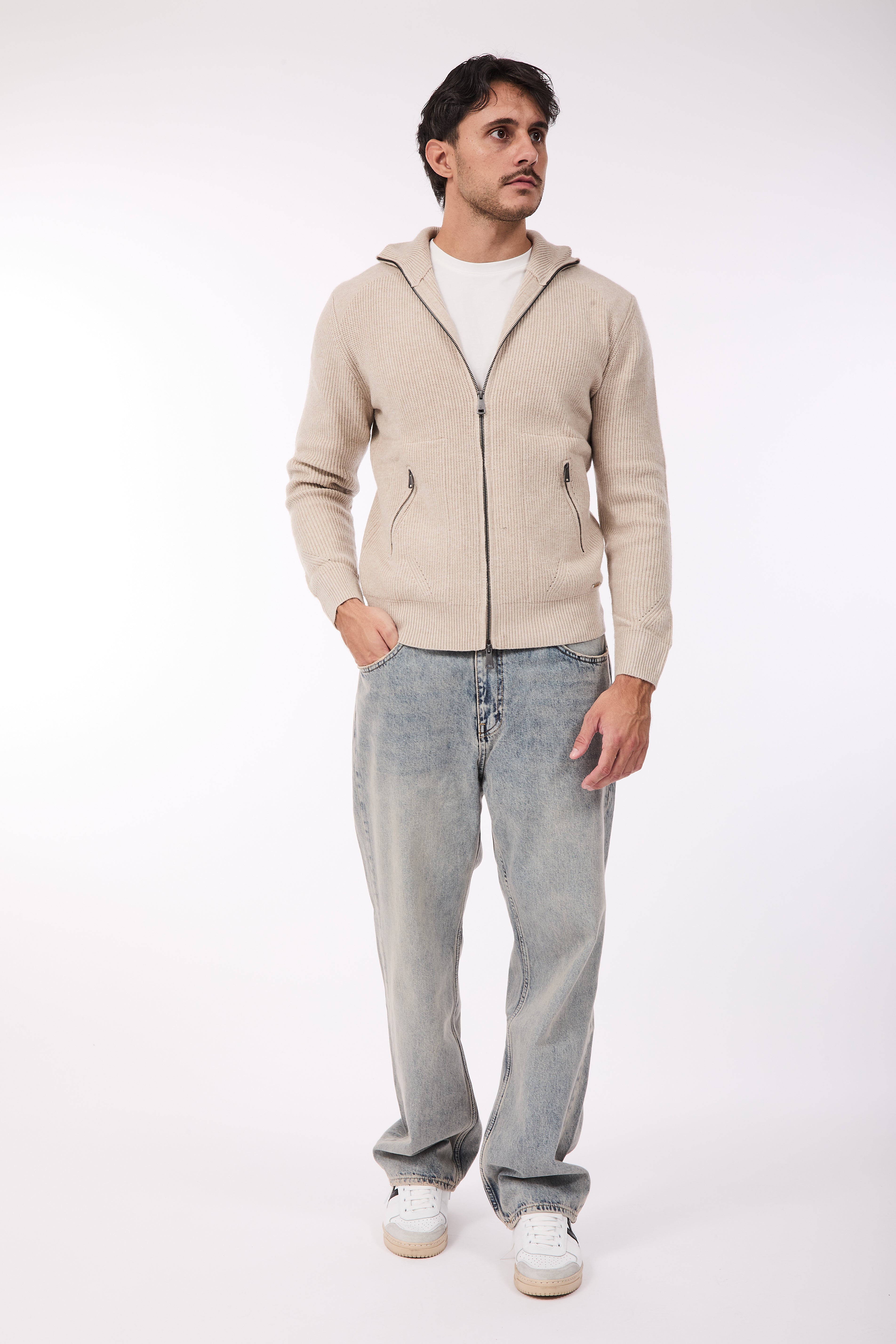 Maglione Gianni Lupo 35051 Beige