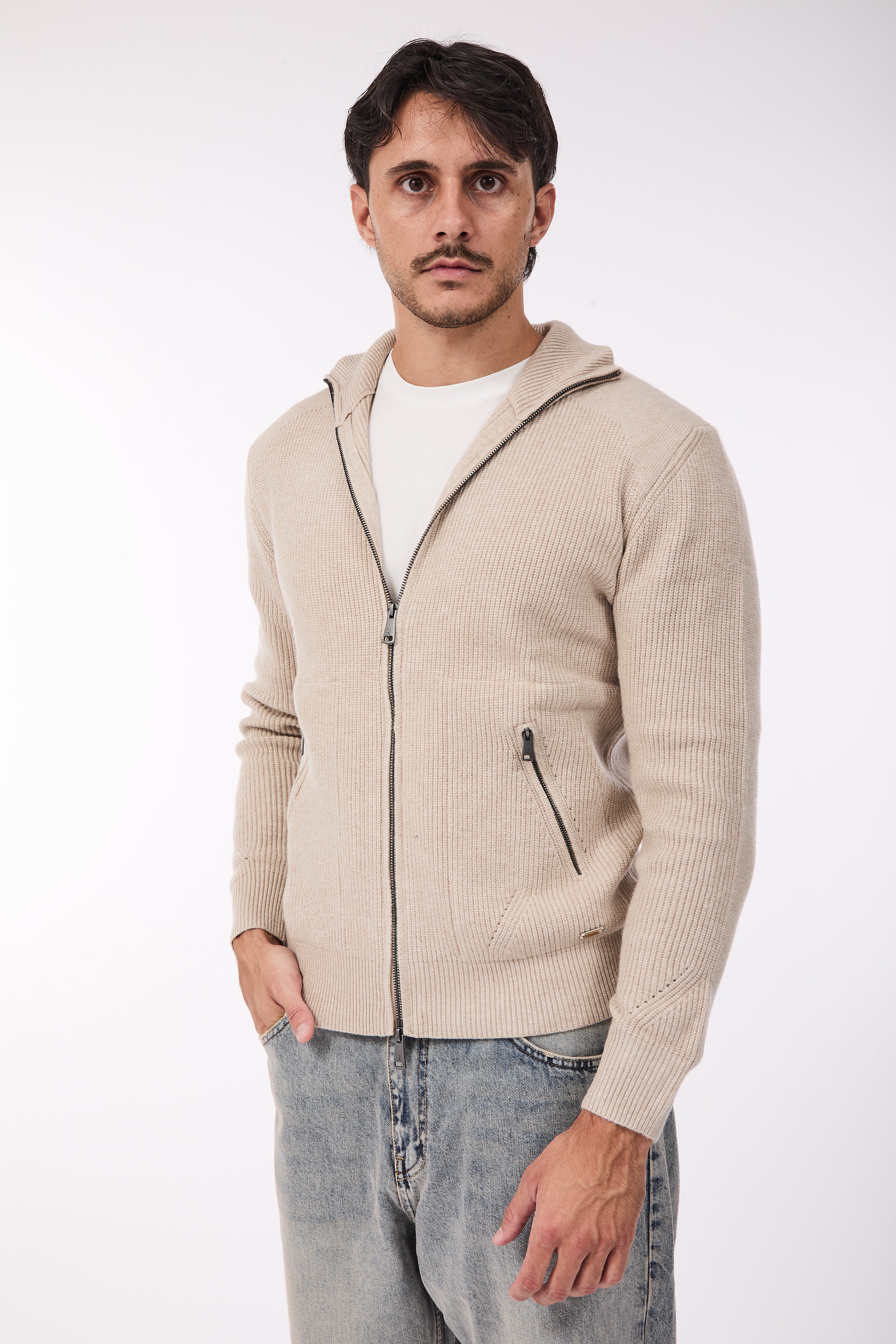 Maglione Gianni Lupo 35051 Beige