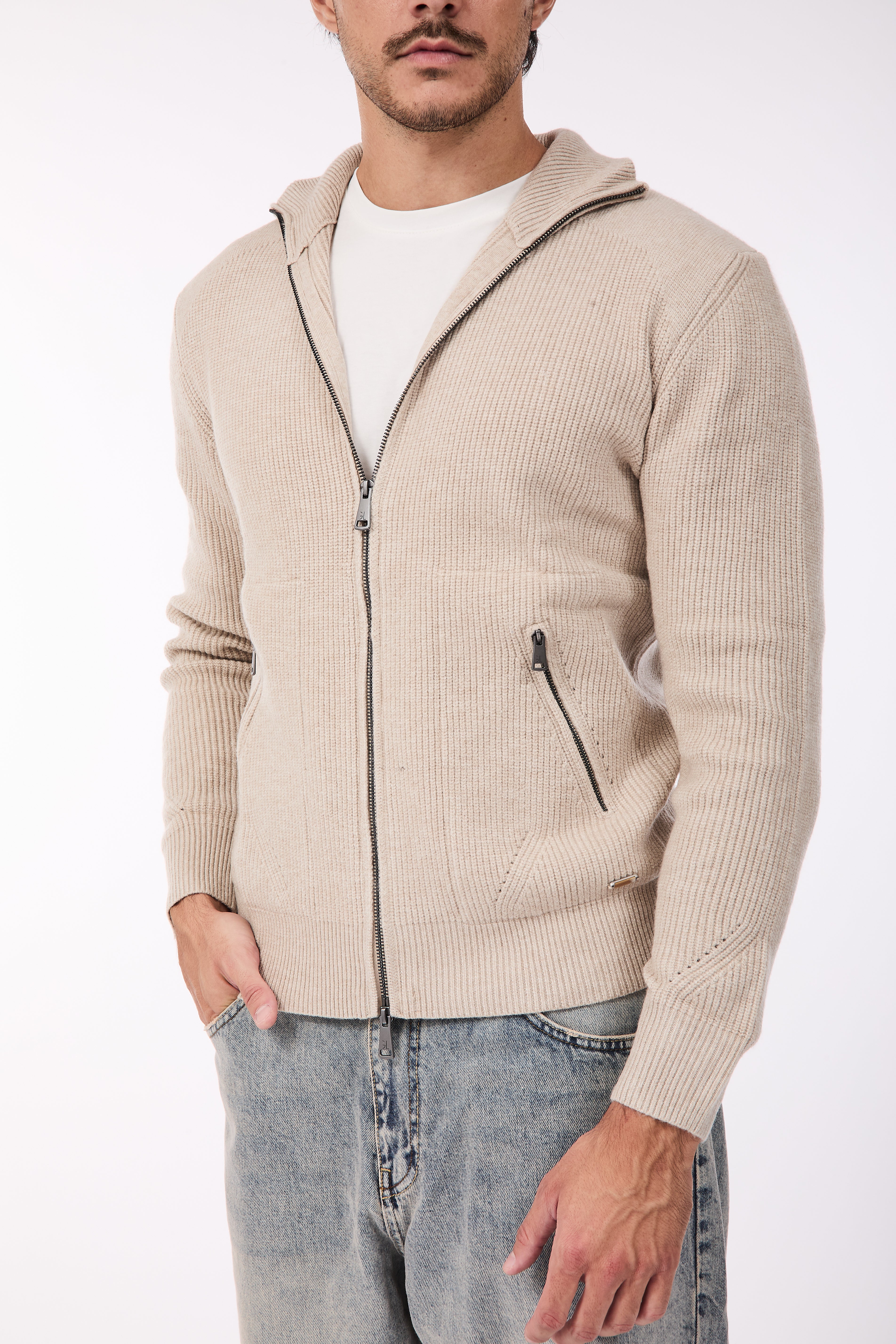 Maglione Gianni Lupo 35051 Beige