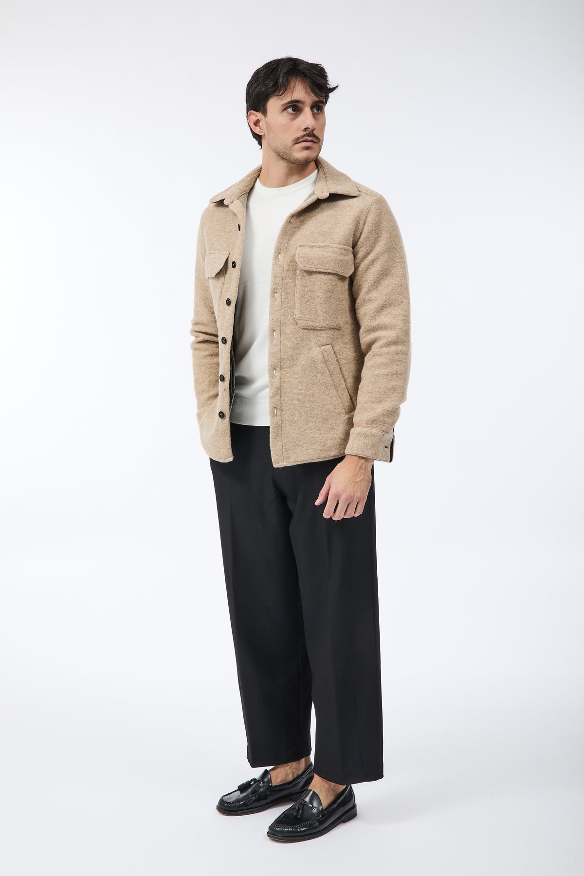 Sahariana V2 Sartoriale Lana Sabbia