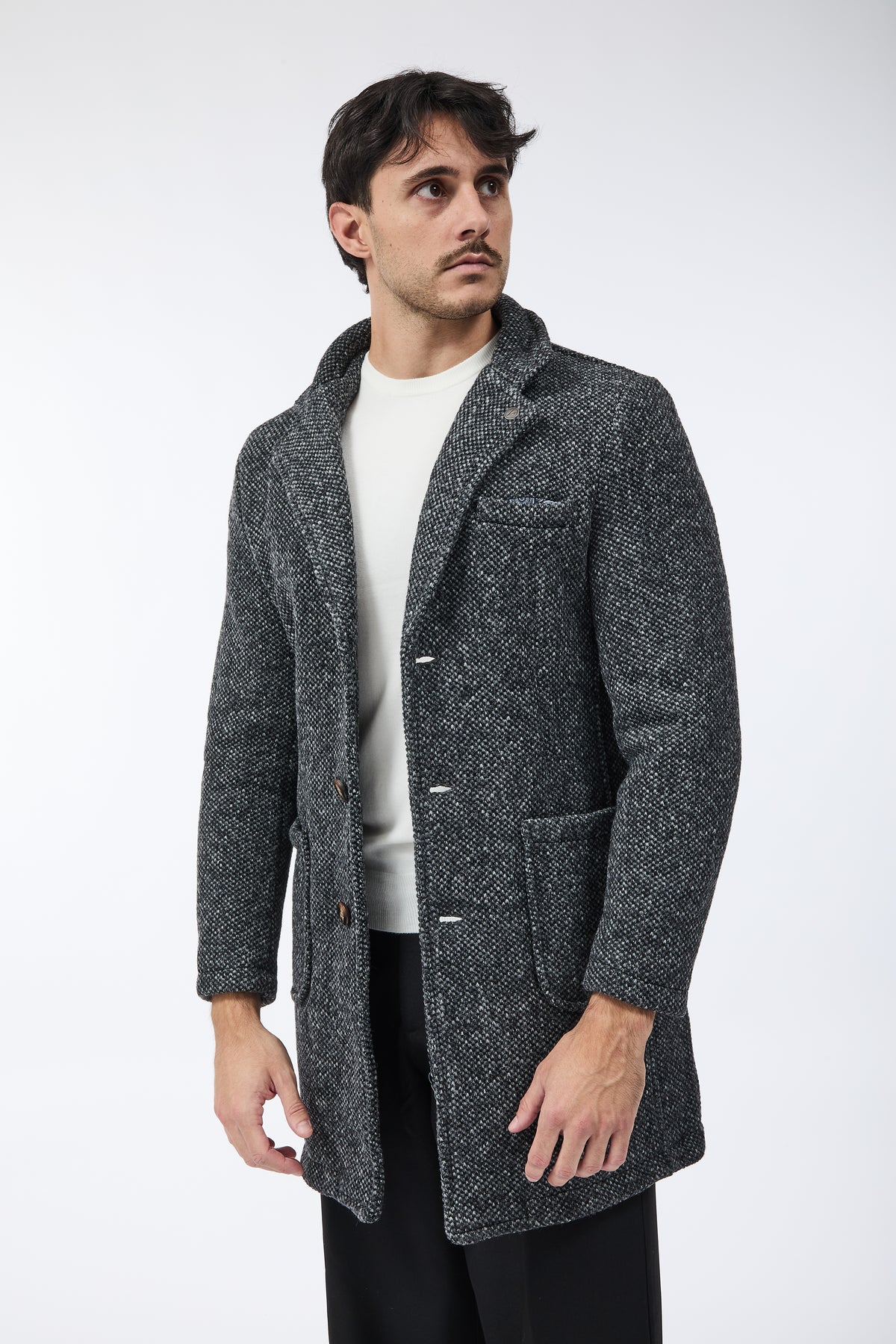 Cappotto V2 Punto riso Nero