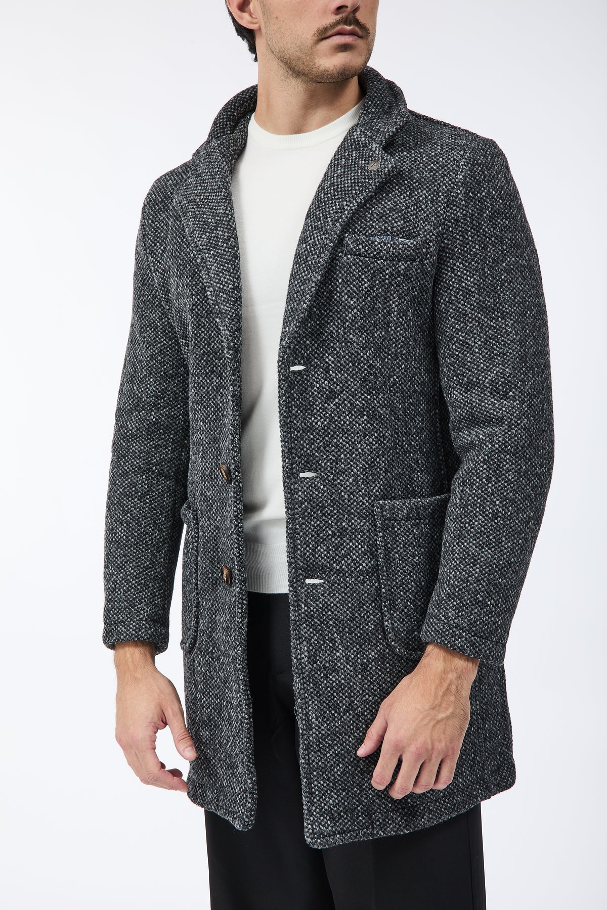 Cappotto V2 Punto riso Nero