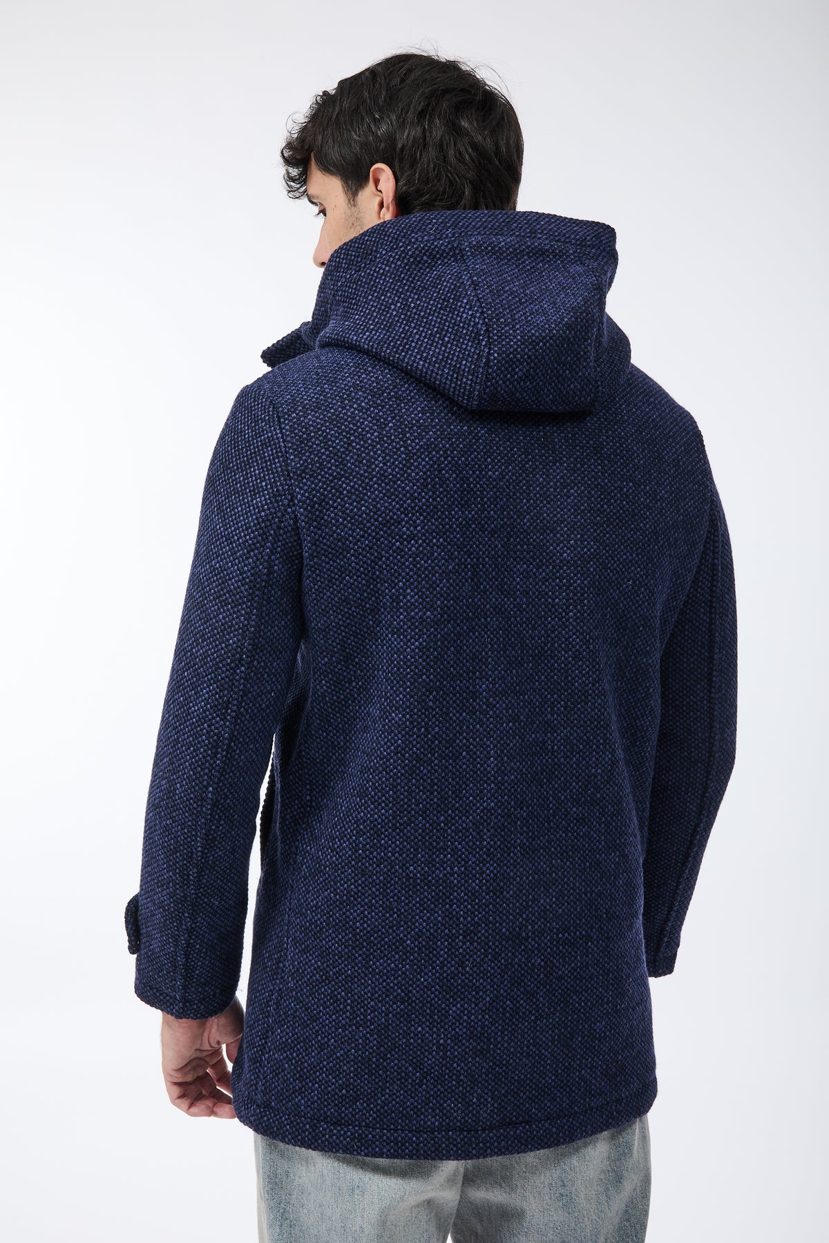 Parka V2 Lungo Punto riso Blu