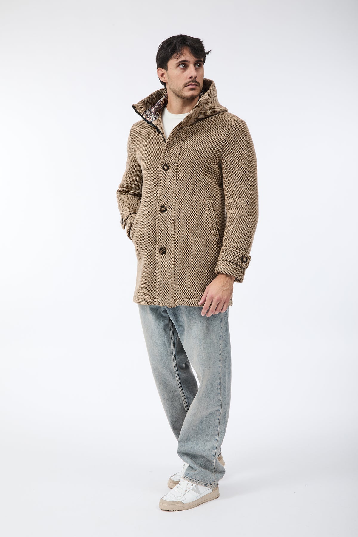 Parka V2 Lungo Punto riso Sabbia