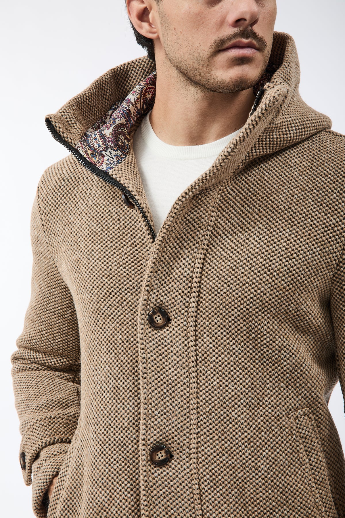 Parka V2 Lungo Punto riso Sabbia