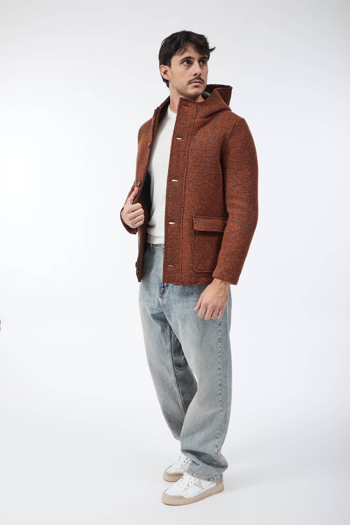 Parka V2 Corto Multicolor Arancione
