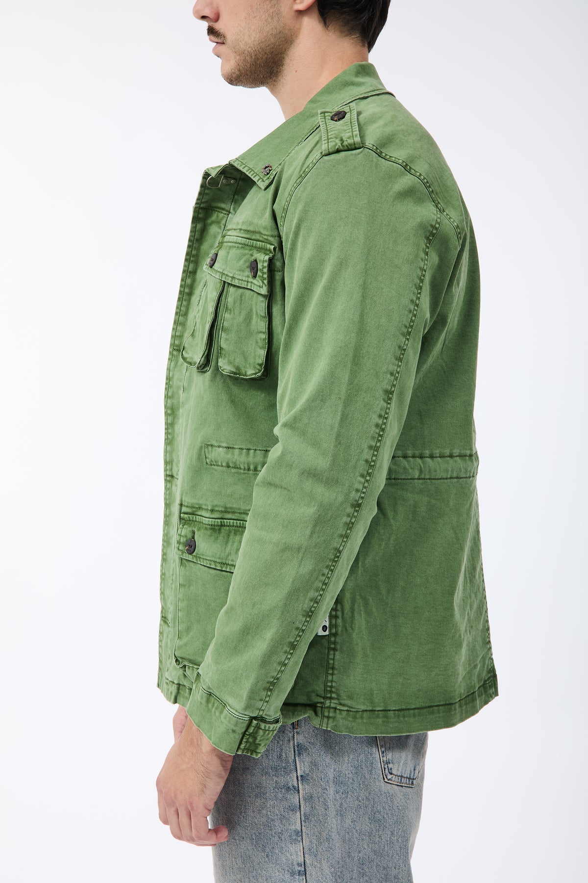 Sahariana Berna Gabardina Menta