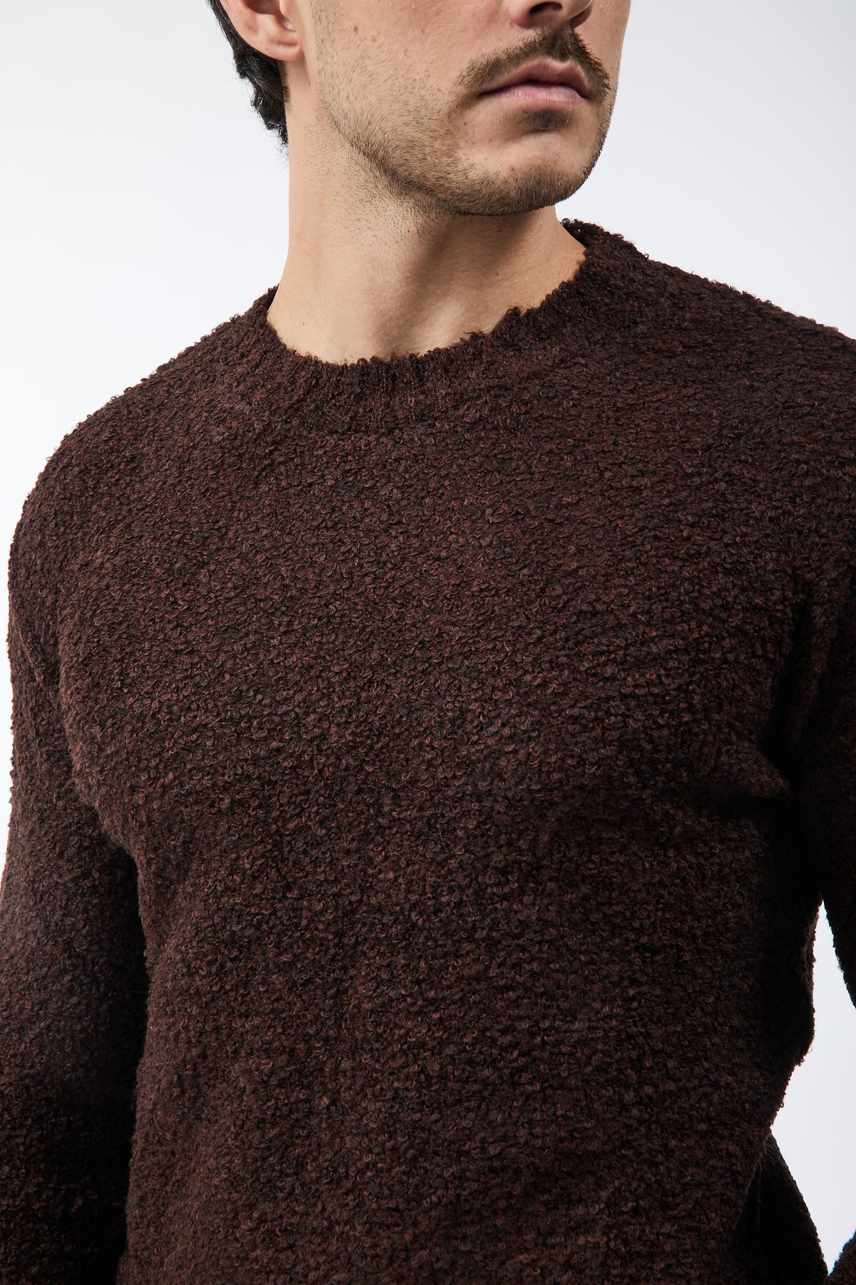 Maglione Block Eleven Bouclè Moro