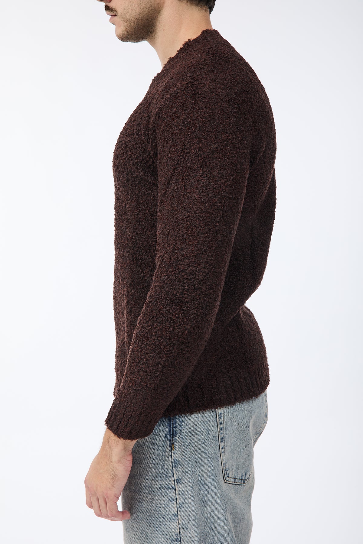 Maglione Block Eleven Bouclè Moro