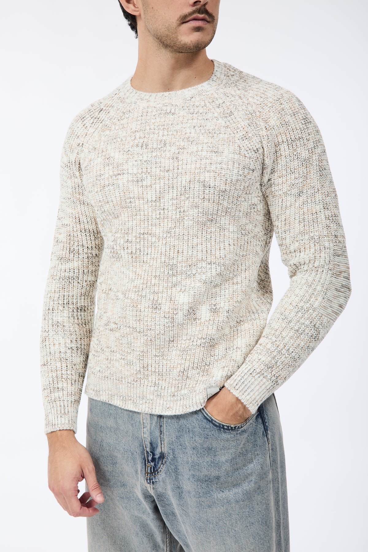 Maglione Block Eleven Malè Panna