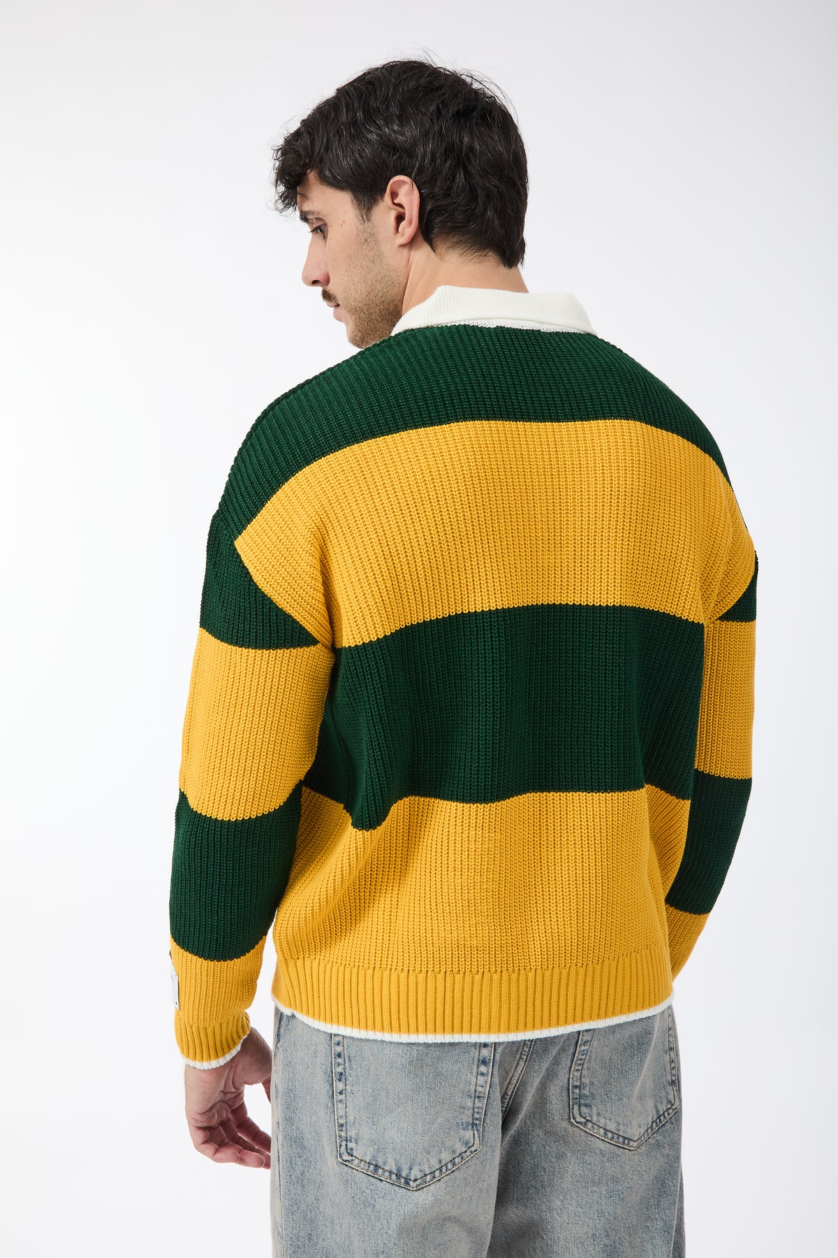 Maglione Superculture Polo AK7045 V.bosco-Giallo
