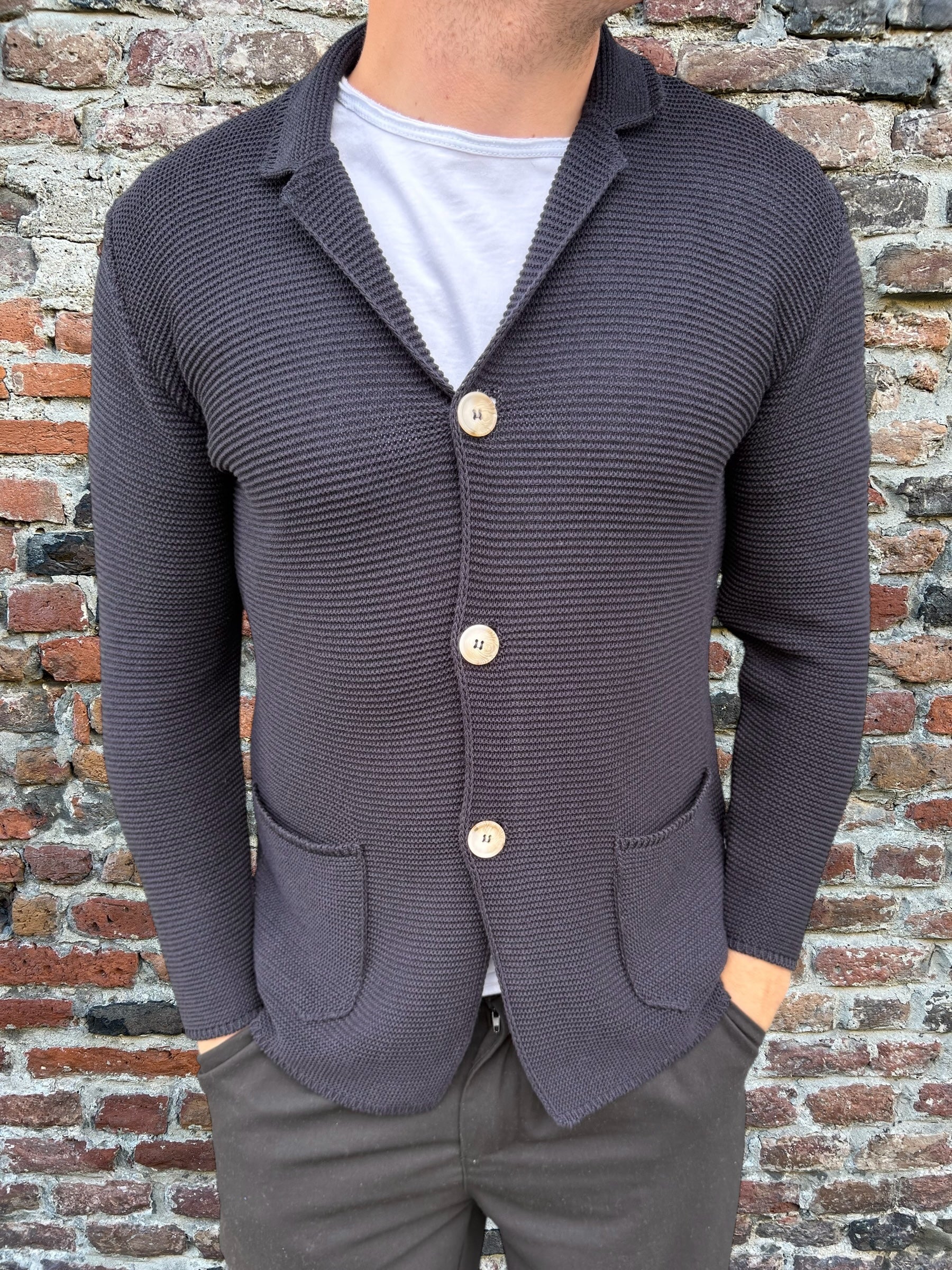 Giacca Over-D Maglia Blu M19 (11996525986132)
