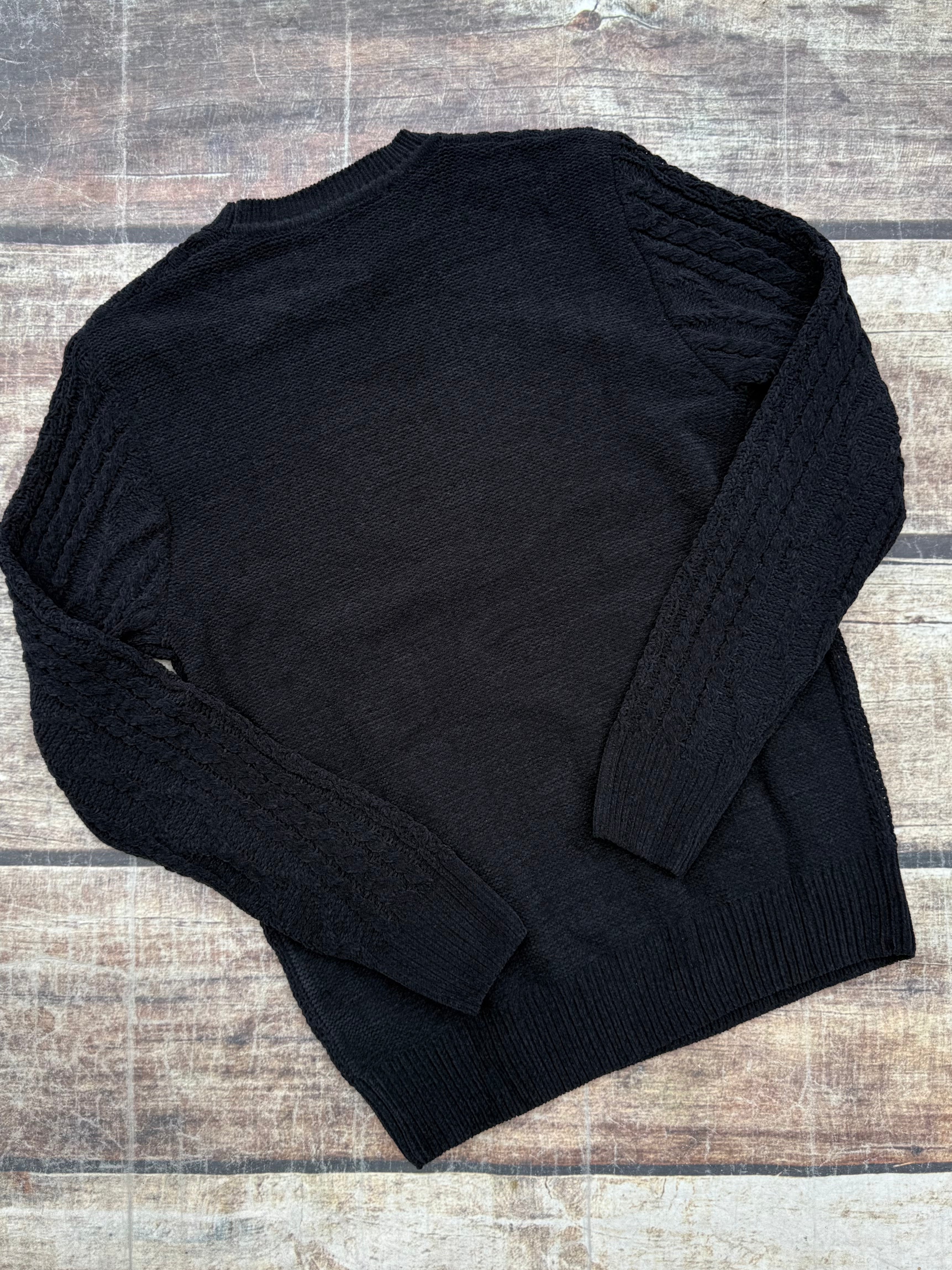 Maglione Gianni Lupo Trecce Ciniglia Nero 522 (12269278724436)
