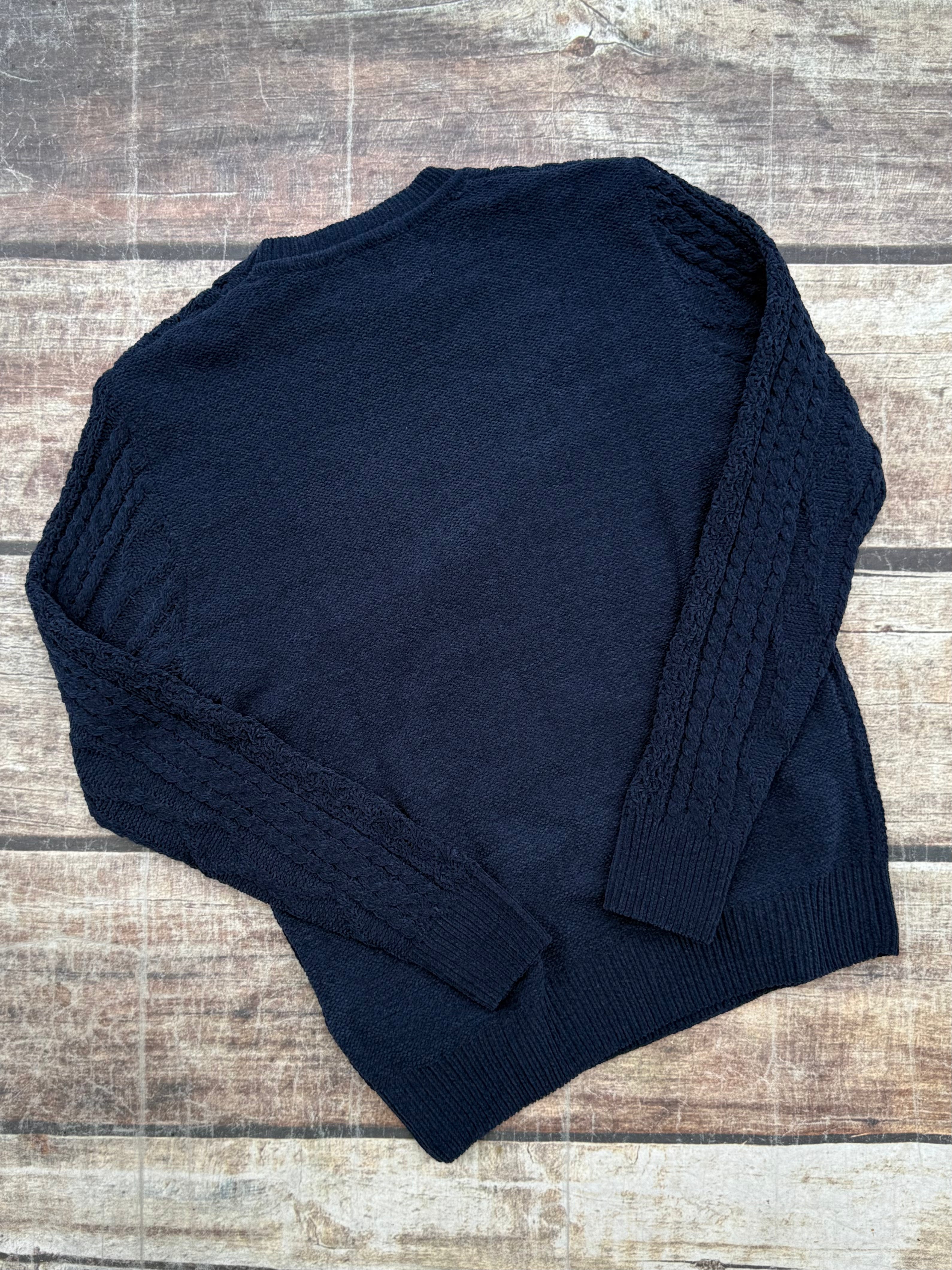 Maglione Gianni Lupo Trecce Ciniglia Navy 522 (12269285146964)