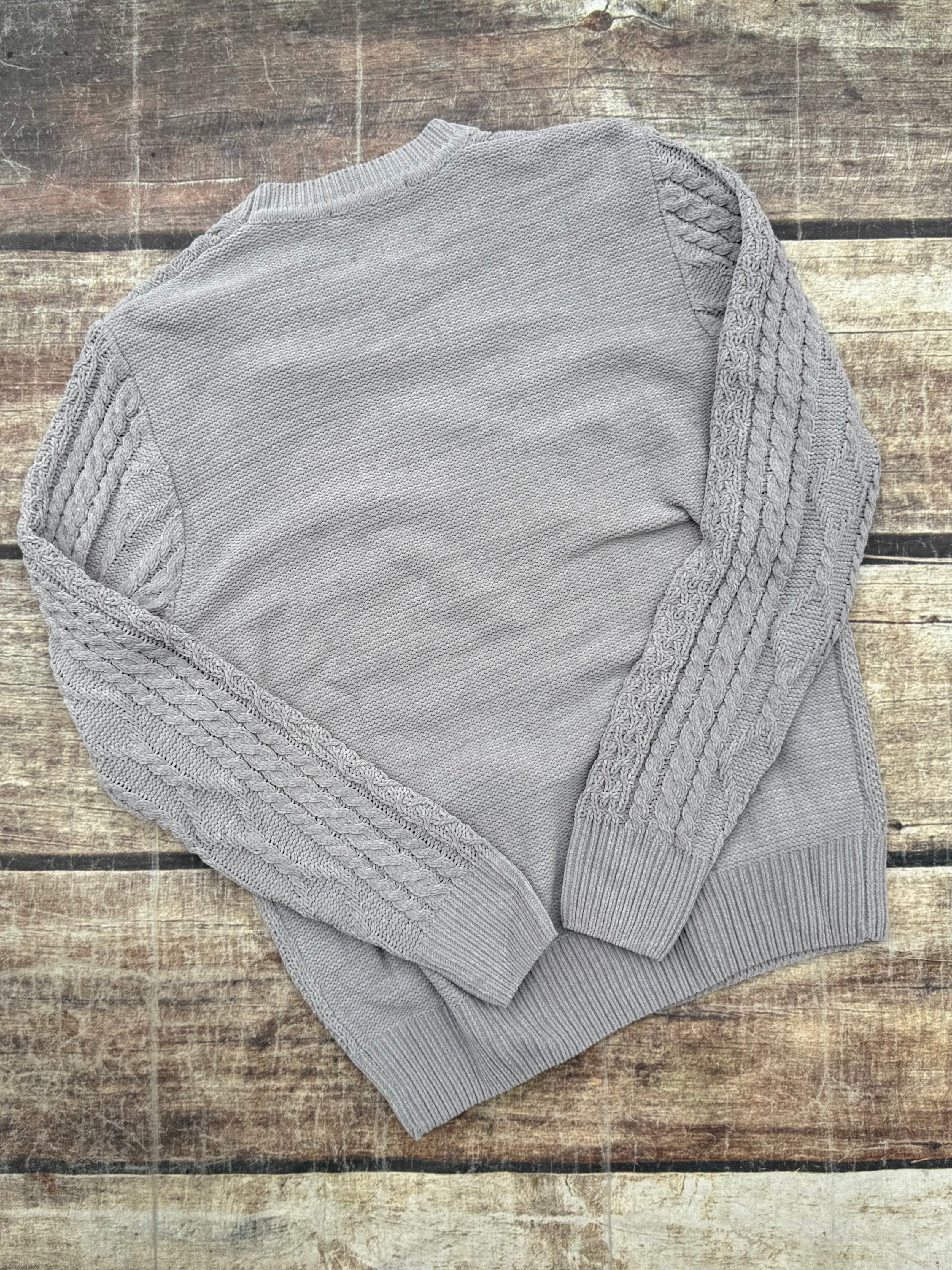 Maglione Gianni Lupo Trecce Ciniglia Grigio 522 (12269153157460)