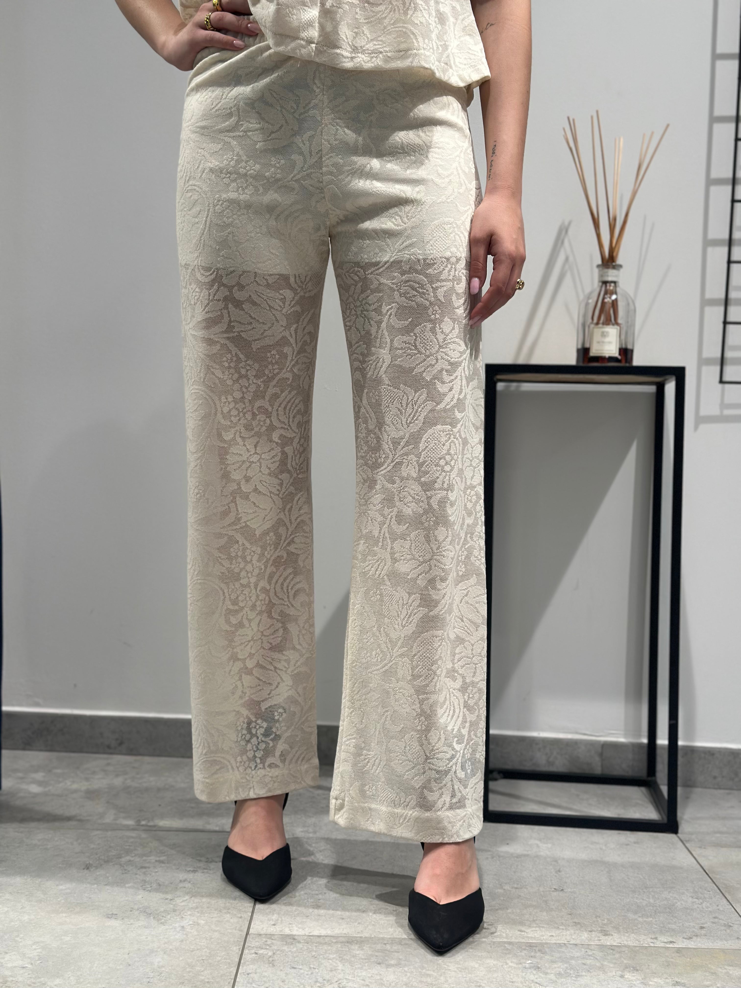 Pantalone Dixie Panna Trasparenza (12001083130196)
