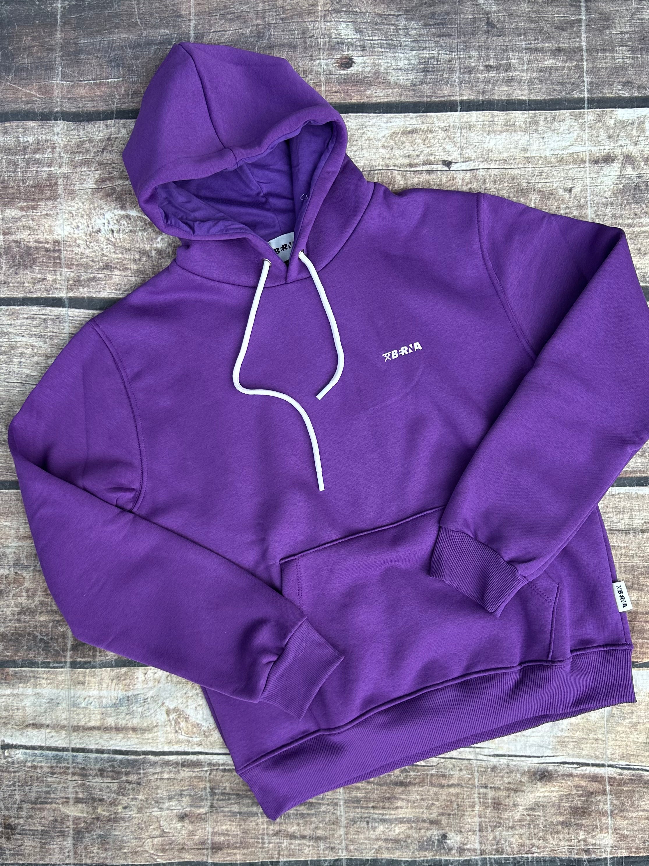 Felpa Berna Cappuccio Viola (9803852448084)