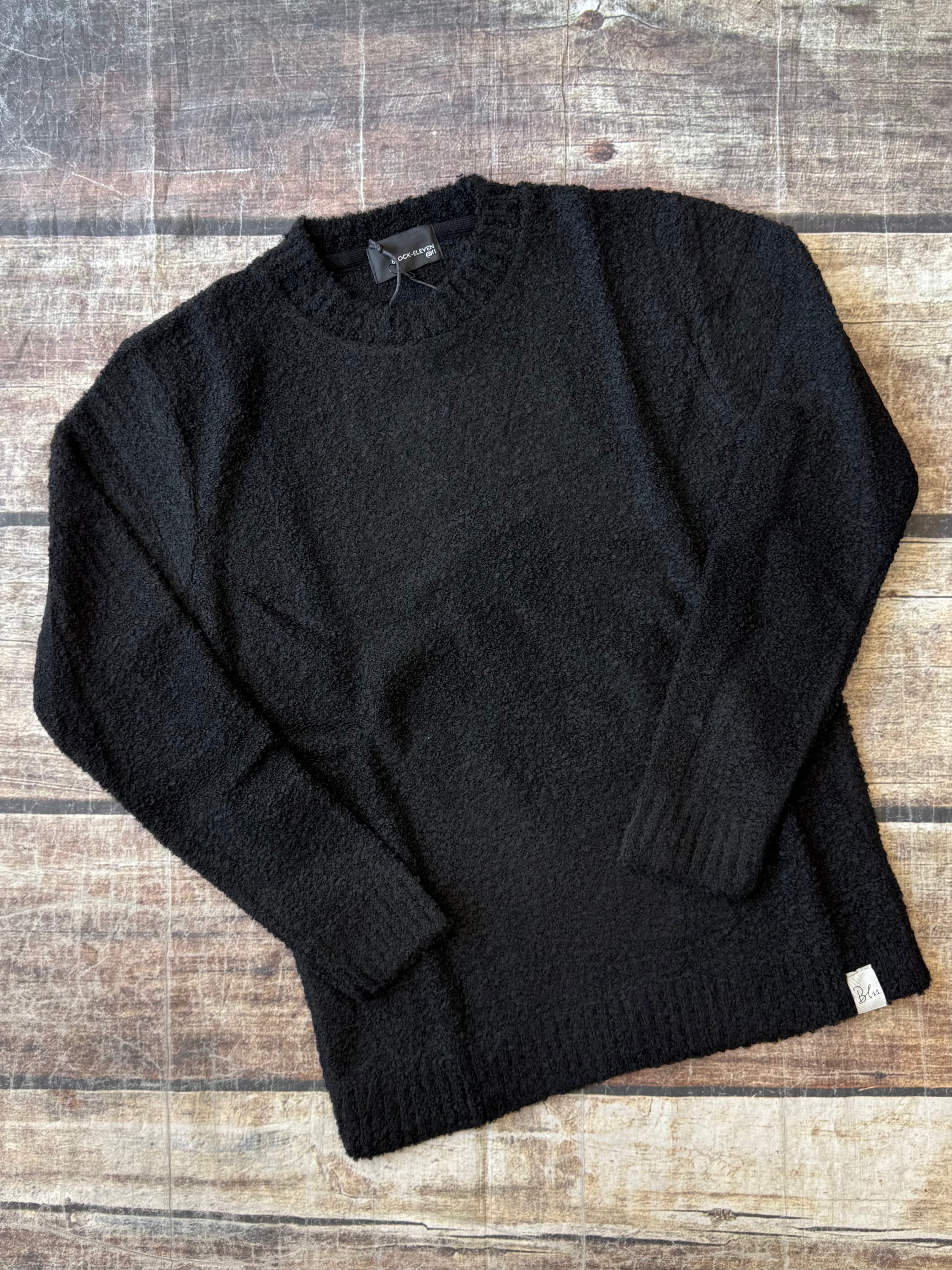 Maglione Block Eleven Bouclè Nero 13 (12302638547284)