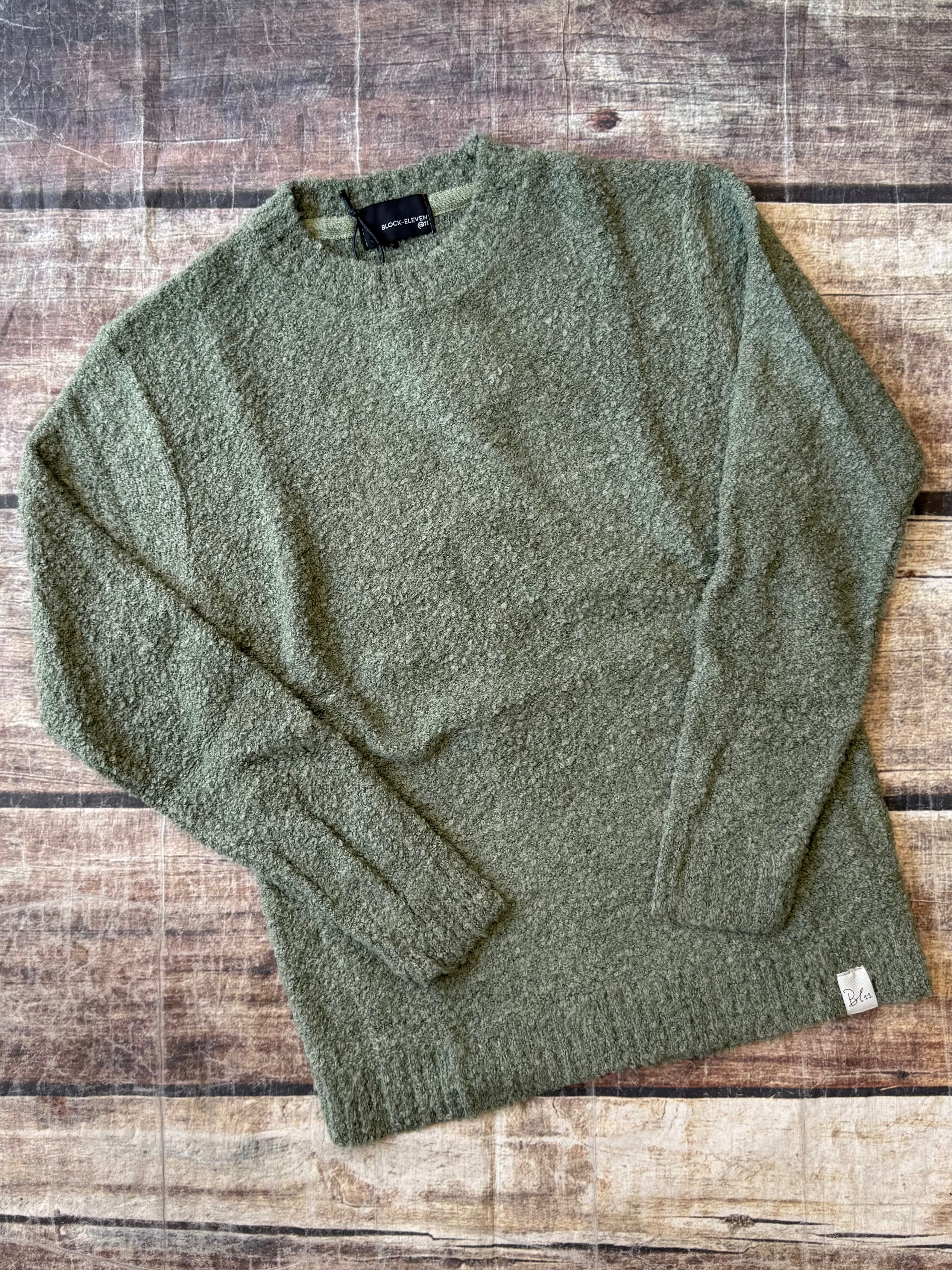 Maglione Block Eleven Bouclè Salvia 13 (12302637859156)