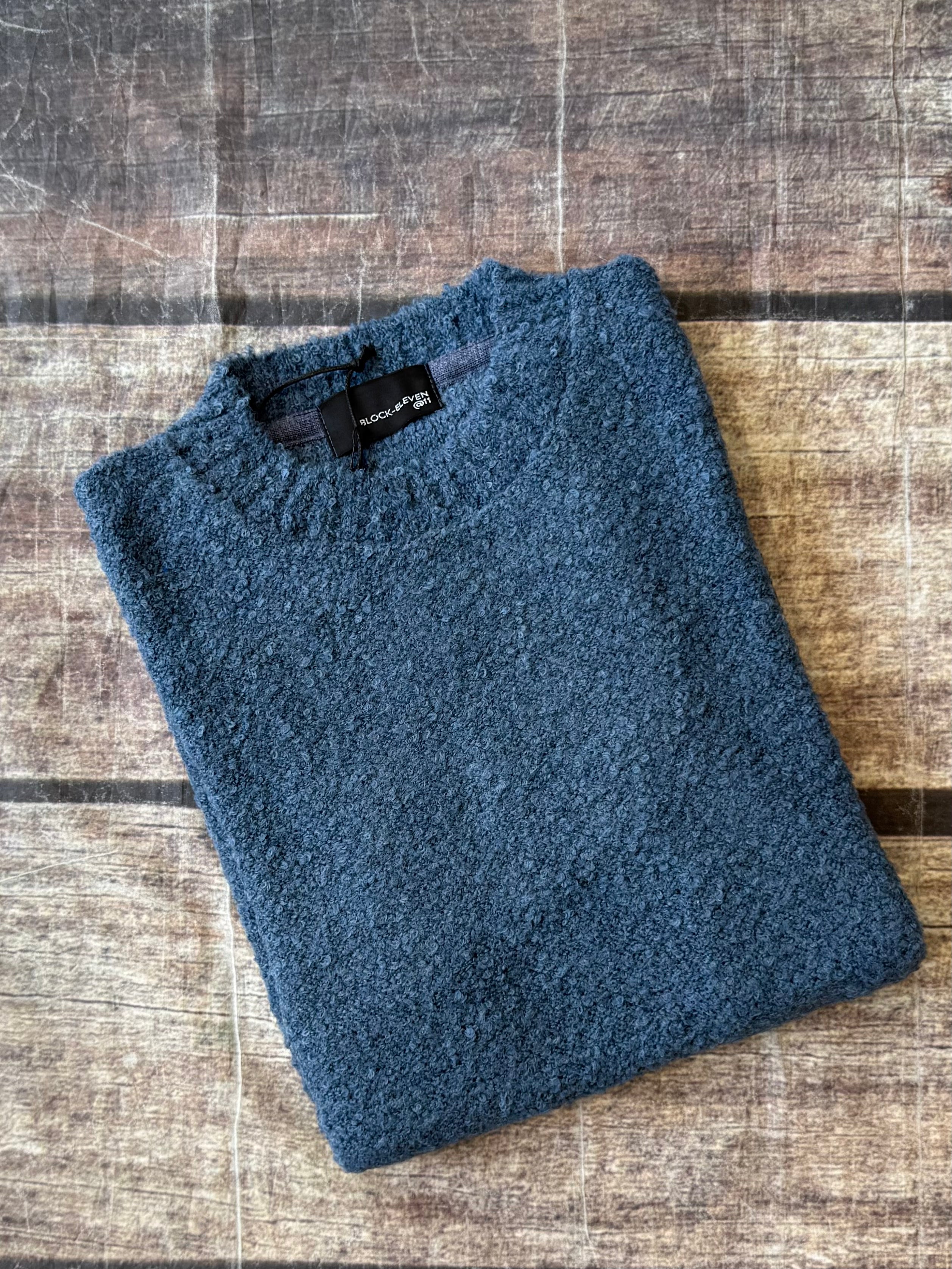 Maglione Block Eleven Bouclè Jeans 13 (12302636908884)