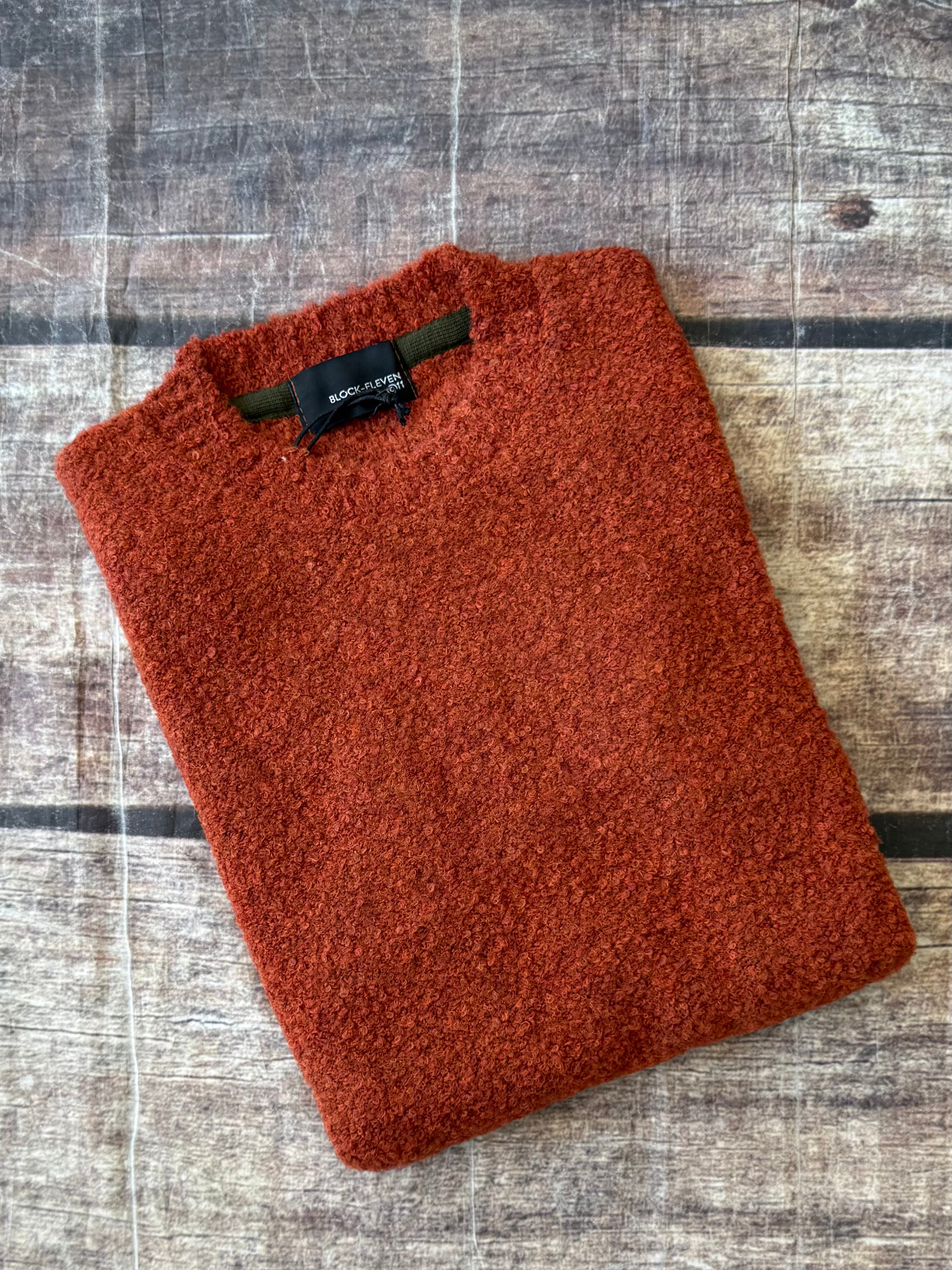Maglione Block Eleven Bouclè Coccio 13 (12302635532628)