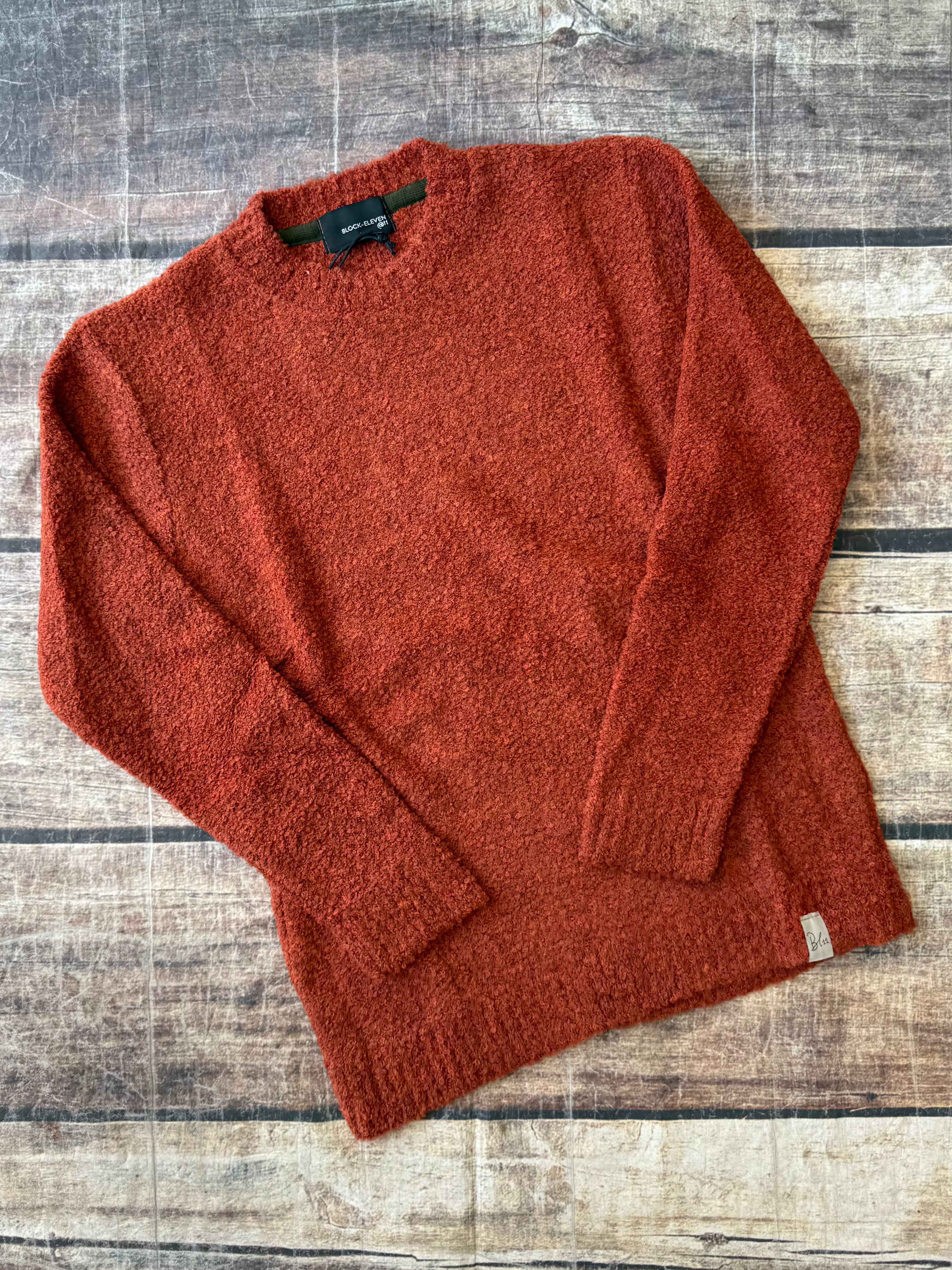 Maglione Block Eleven Bouclè Coccio 13 (12302635532628)