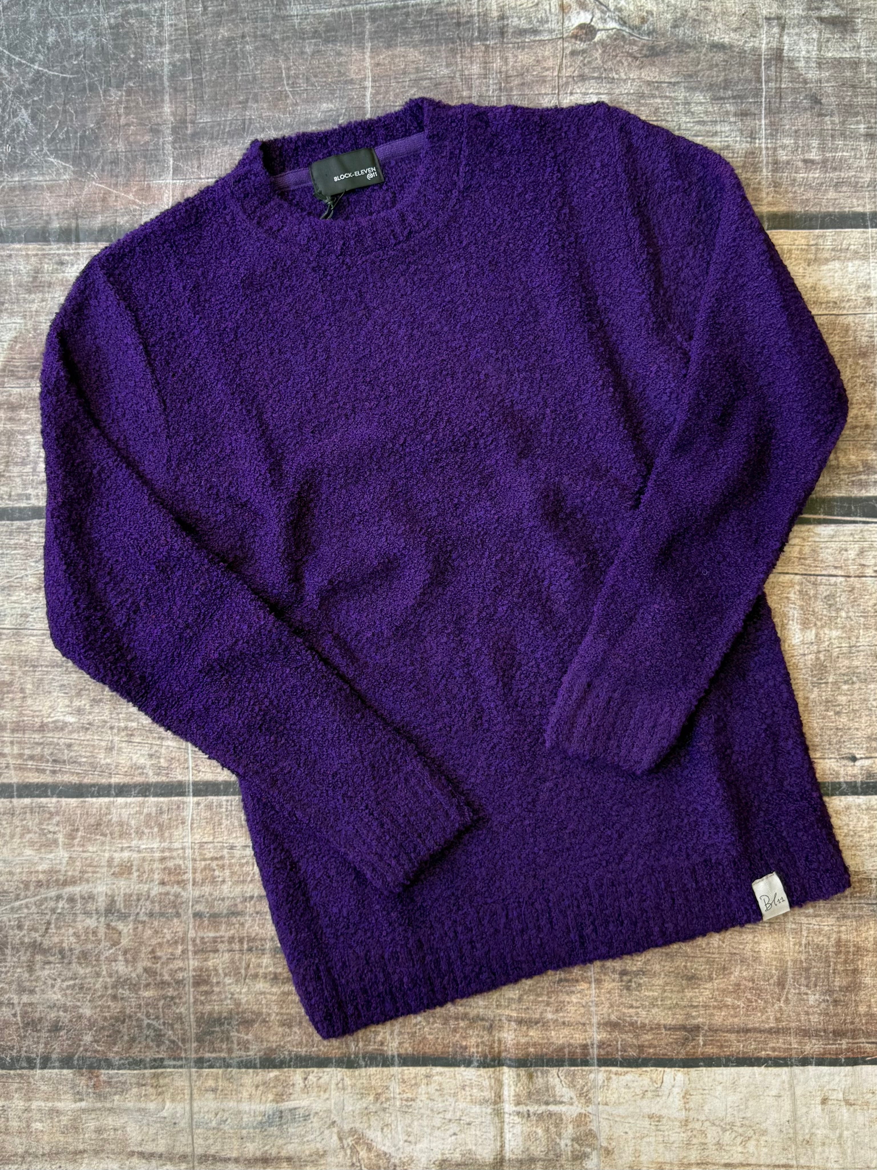 Maglione Block Eleven Bouclè Viola 13 (12302628847956)