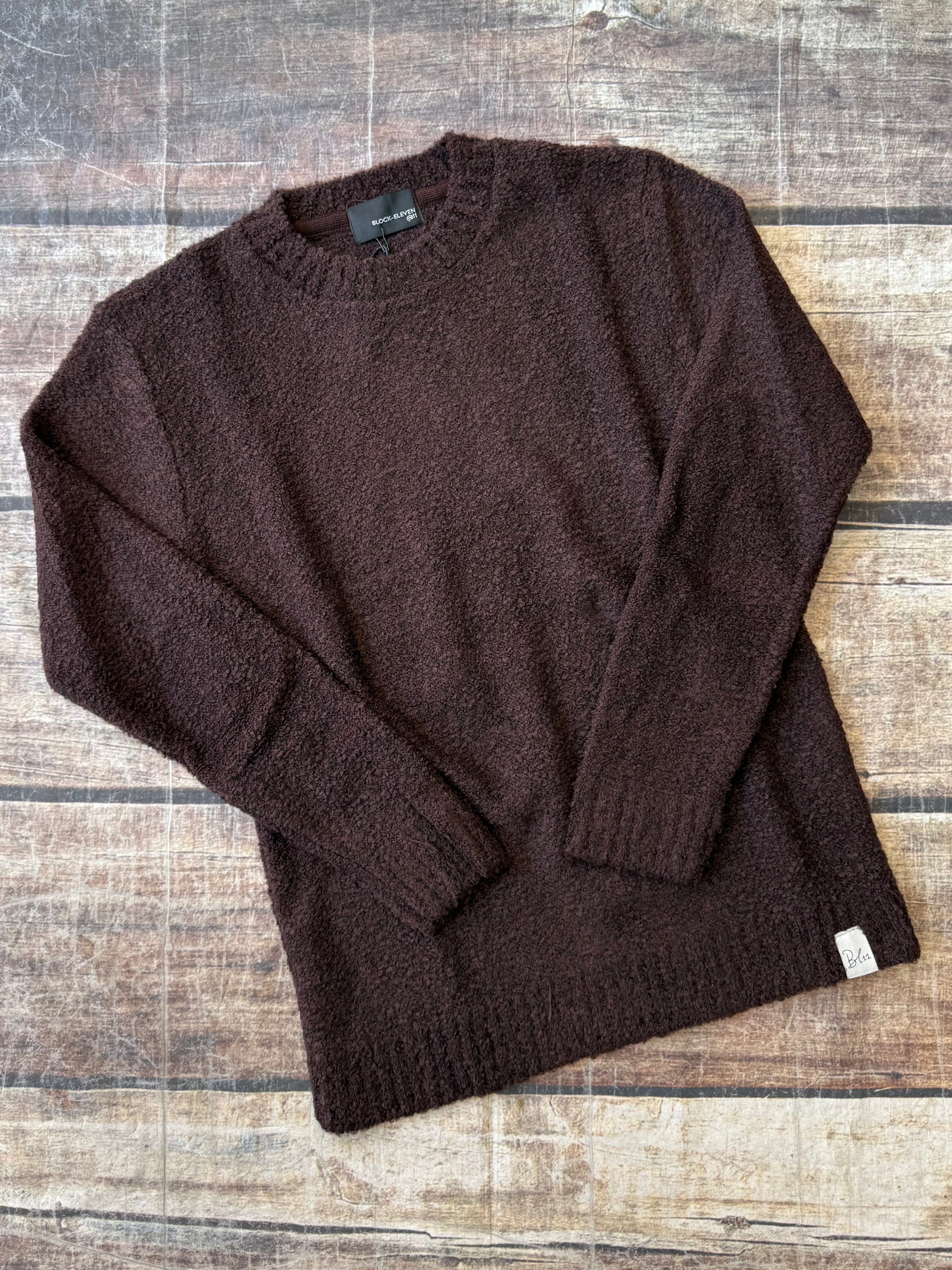 Maglione Block Eleven Bouclè Moro 13 (12302634320212)