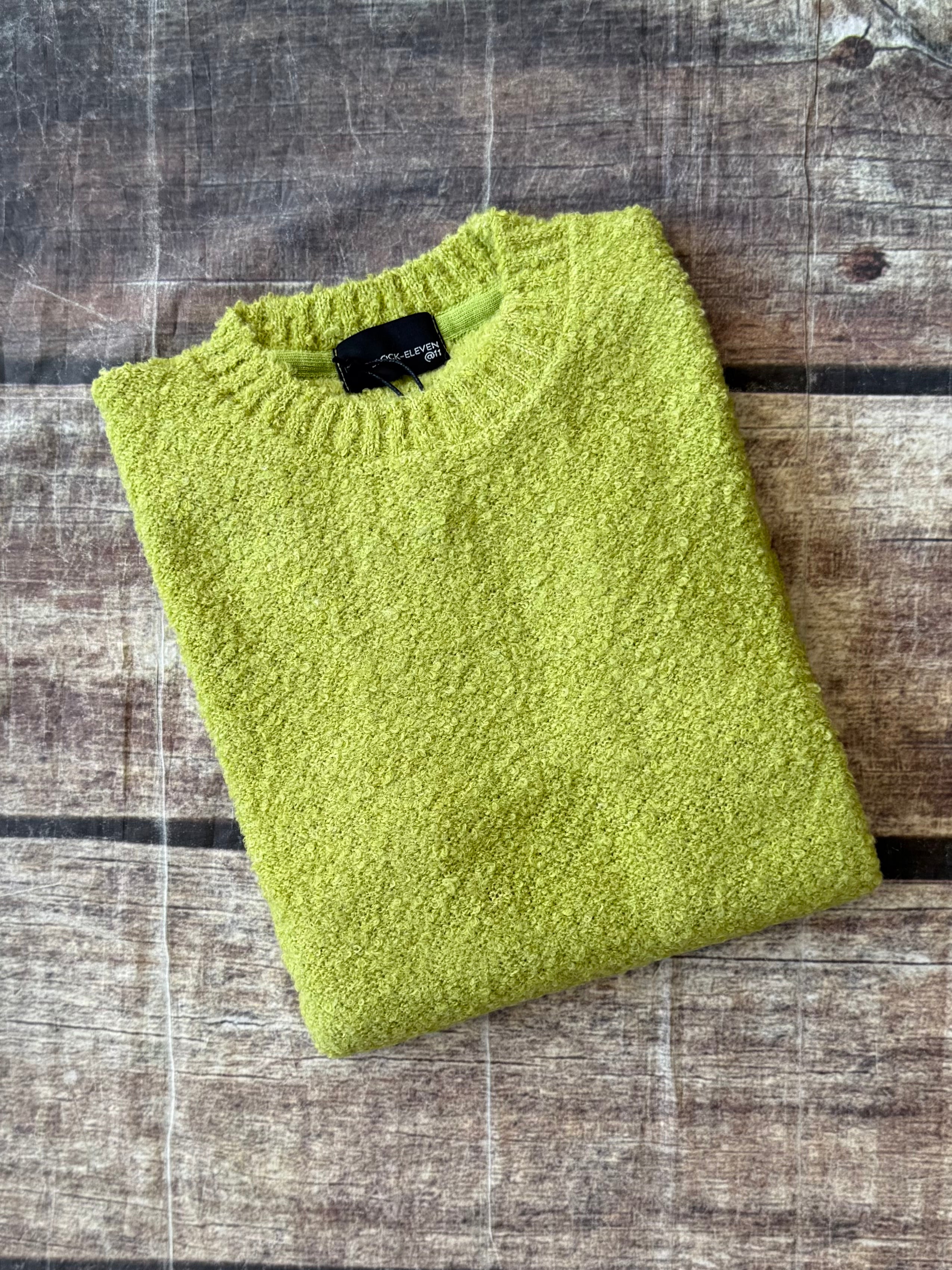 Maglione Block Eleven Bouclè Pistacchio 13 (12302636482900)