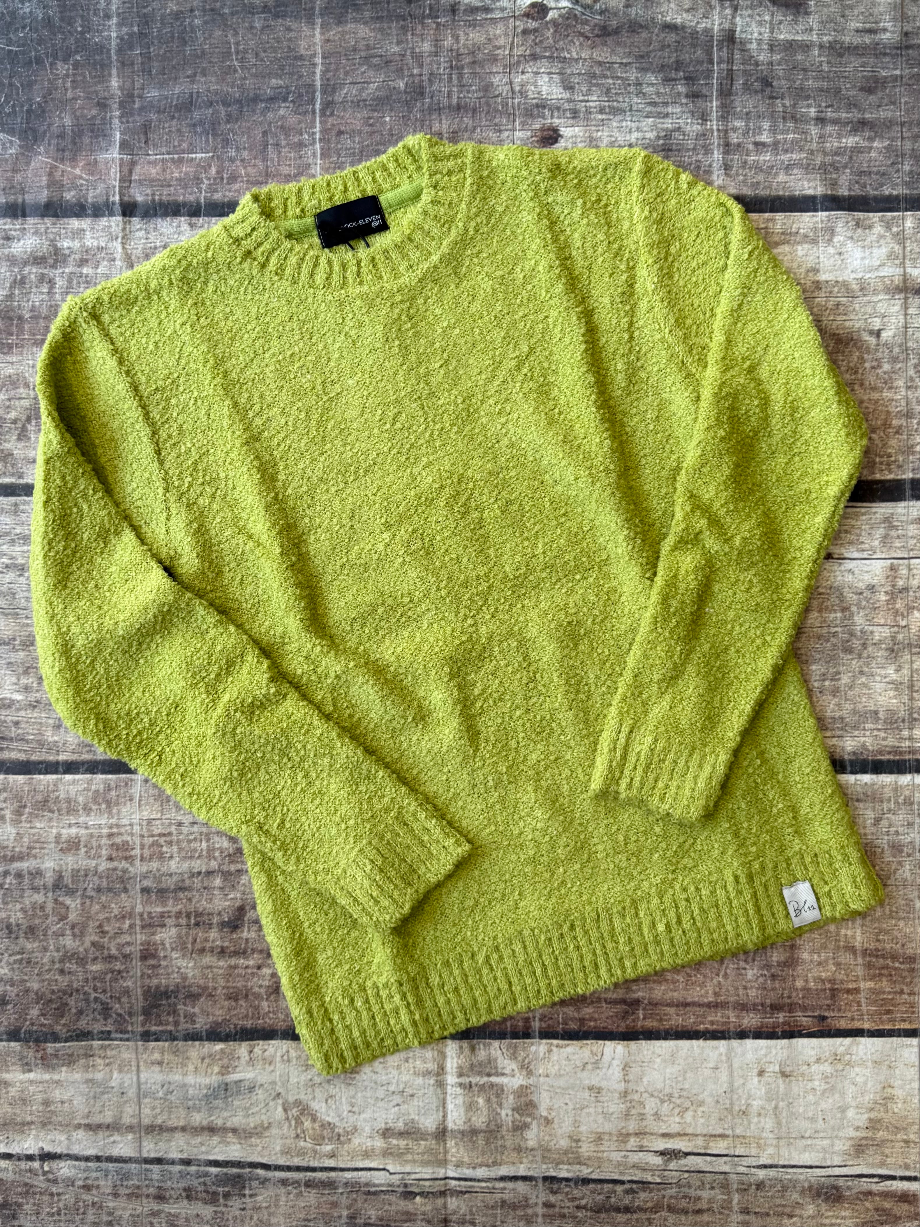 Maglione Block Eleven Bouclè Pistacchio 13 (12302636482900)