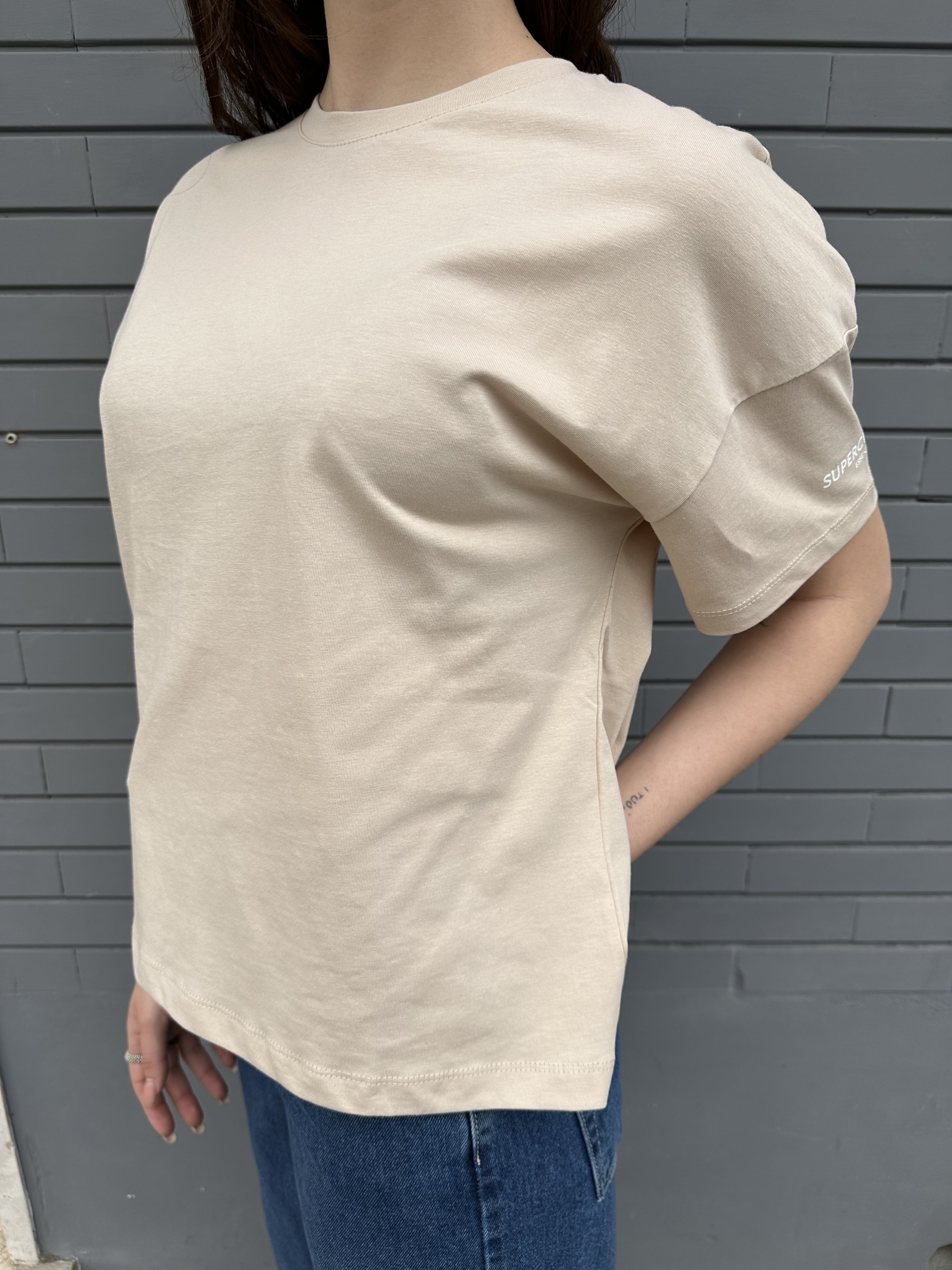 T-shirt Superculture Avorio (8390393987412)