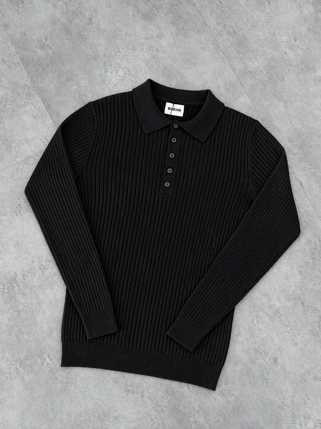 Maglioncino Polo Berna Costina Nero