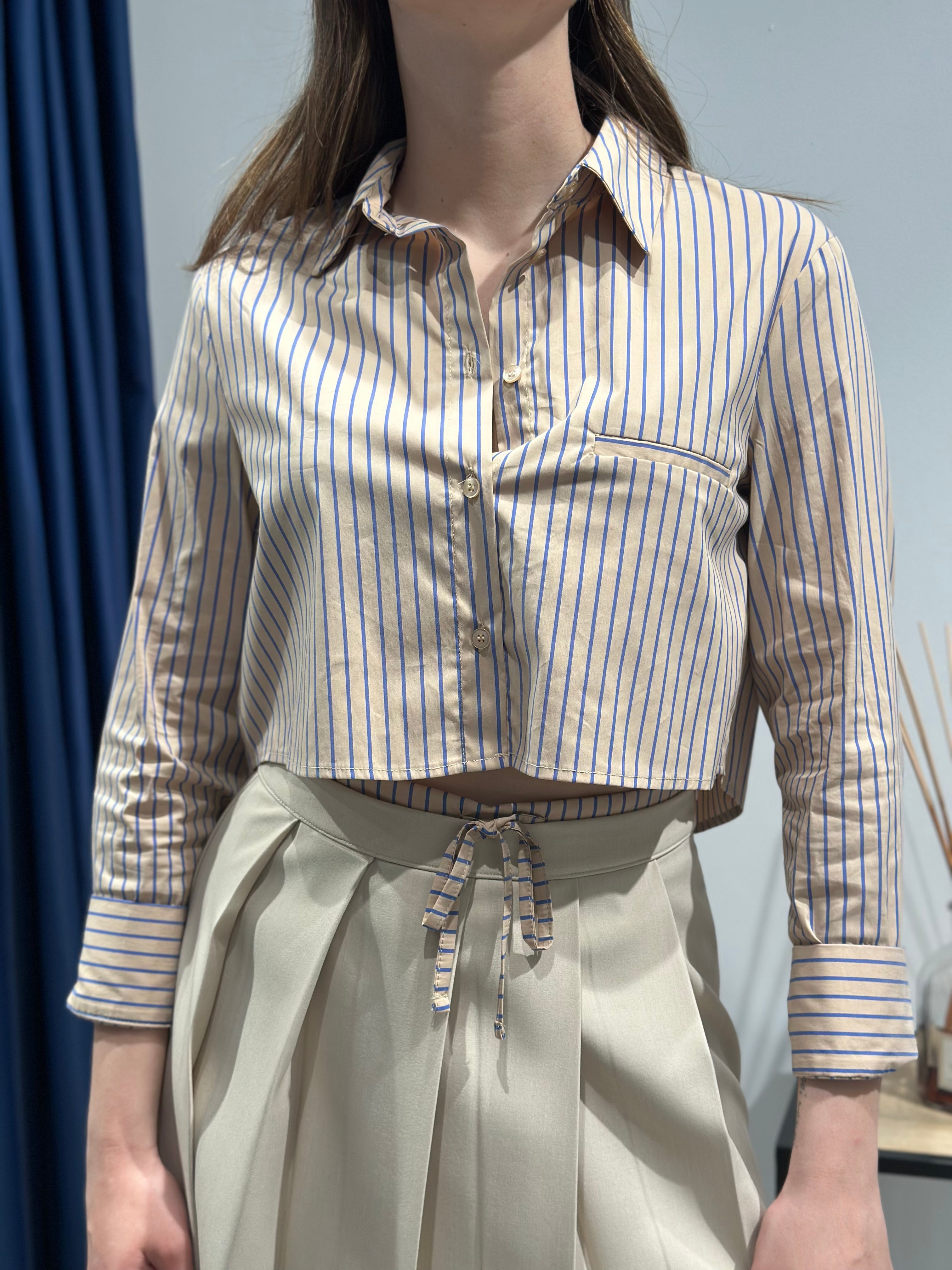 Camicia Lokita Crop Righe (11972901929300)