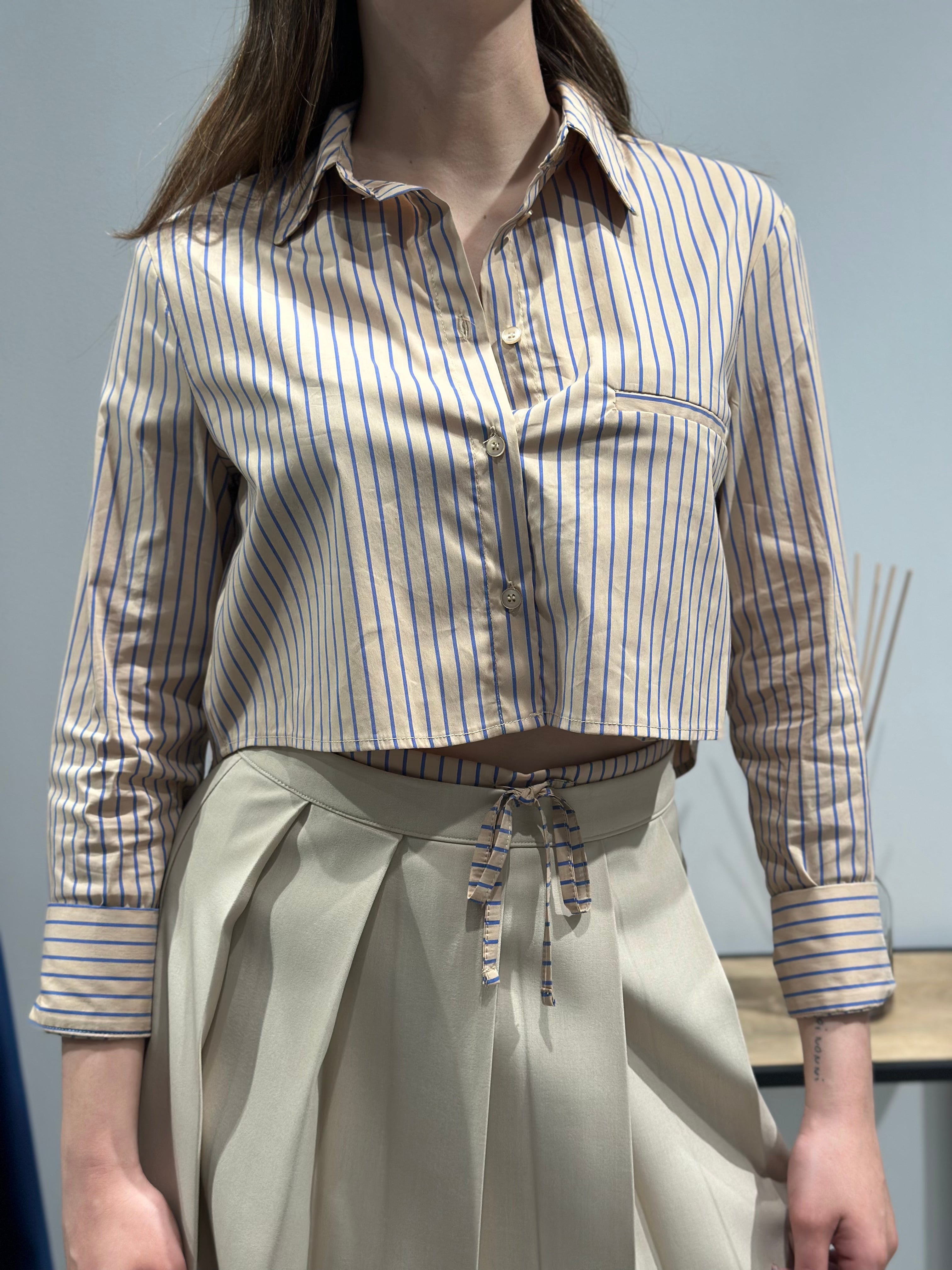 Camicia Lokita Crop Righe (11972901929300)