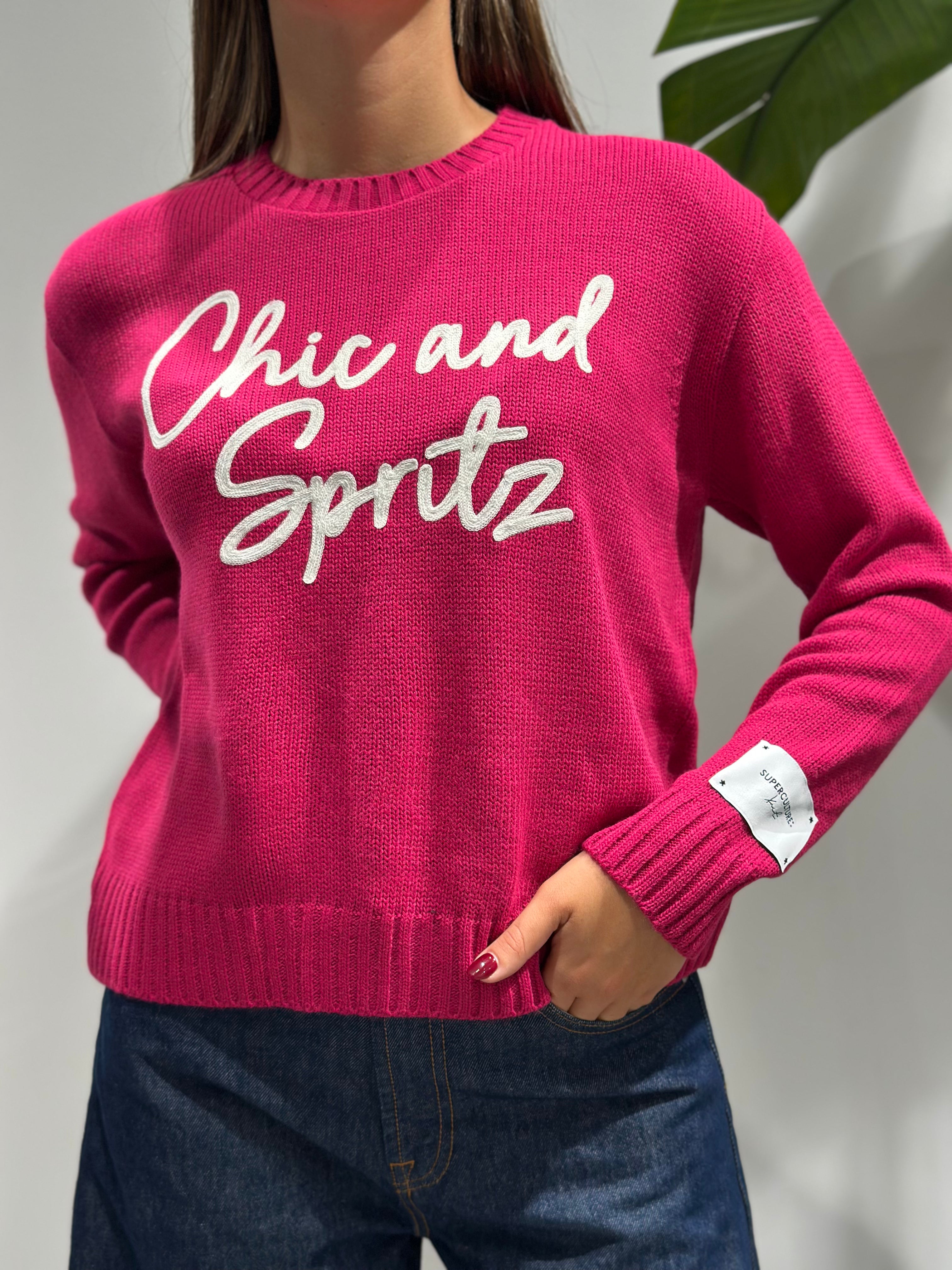 Maglioncino Superculture Fucsia AK5111 (12239454896468)