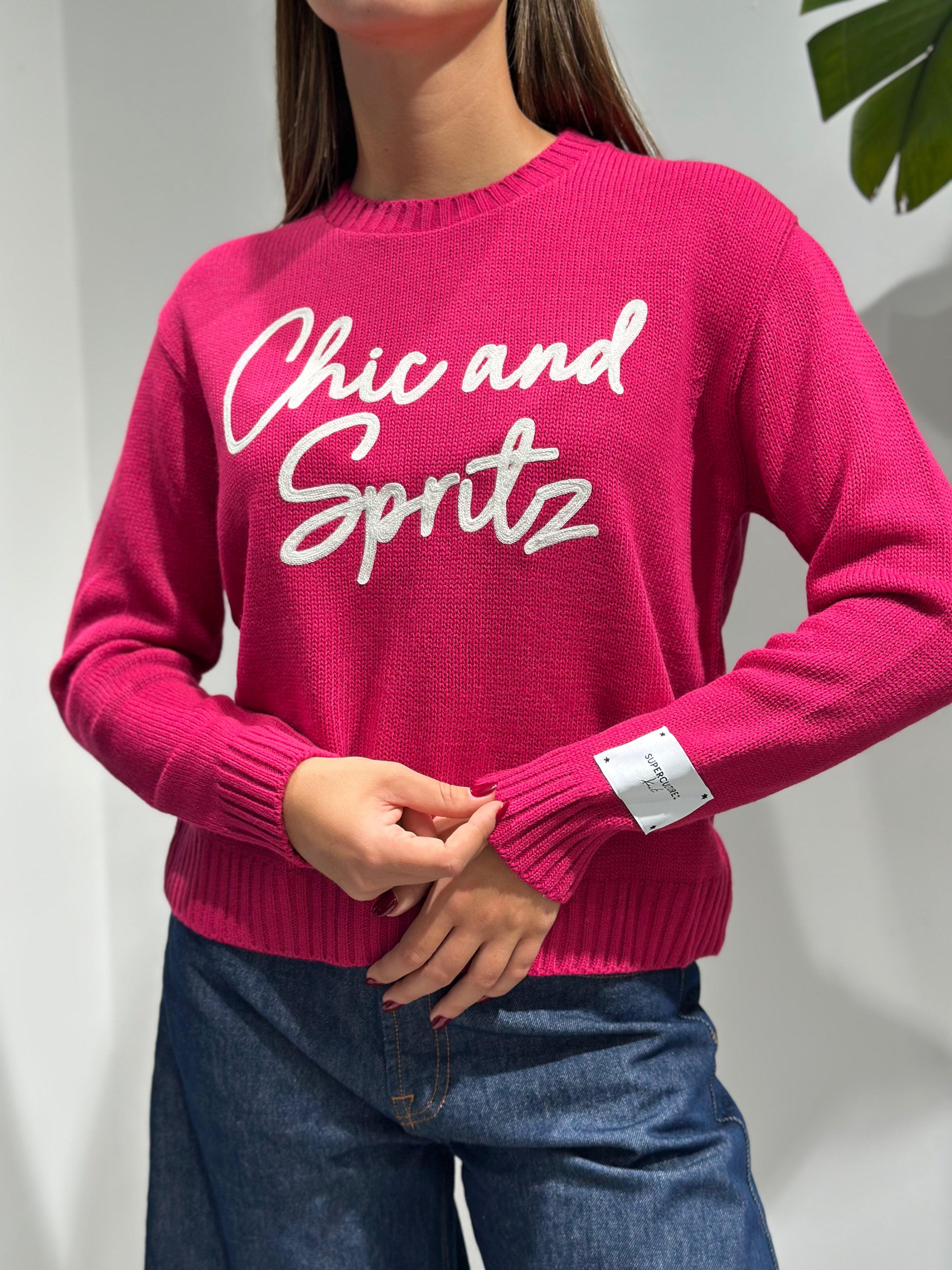 Maglioncino Superculture Fucsia AK5111 (12239454896468)
