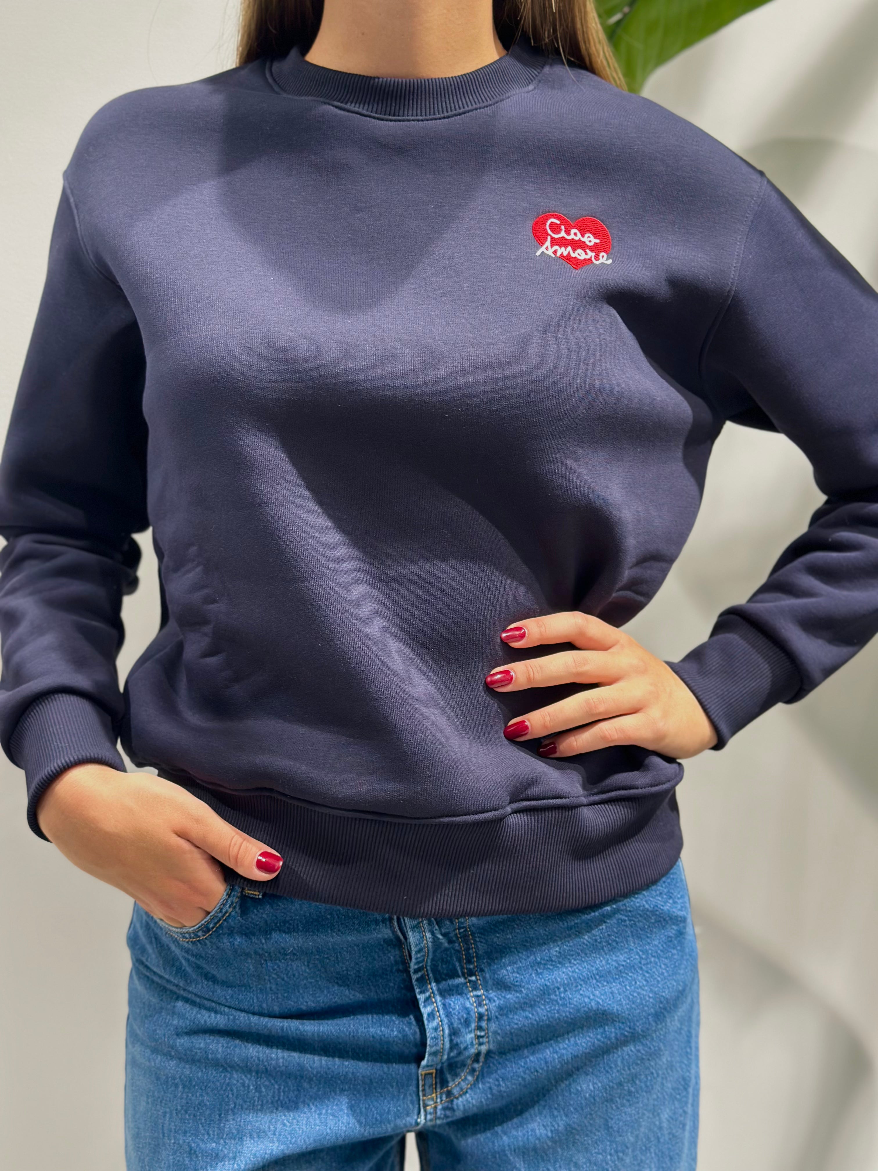 Felpa Superculture Blu AW1533 (12239466529108)