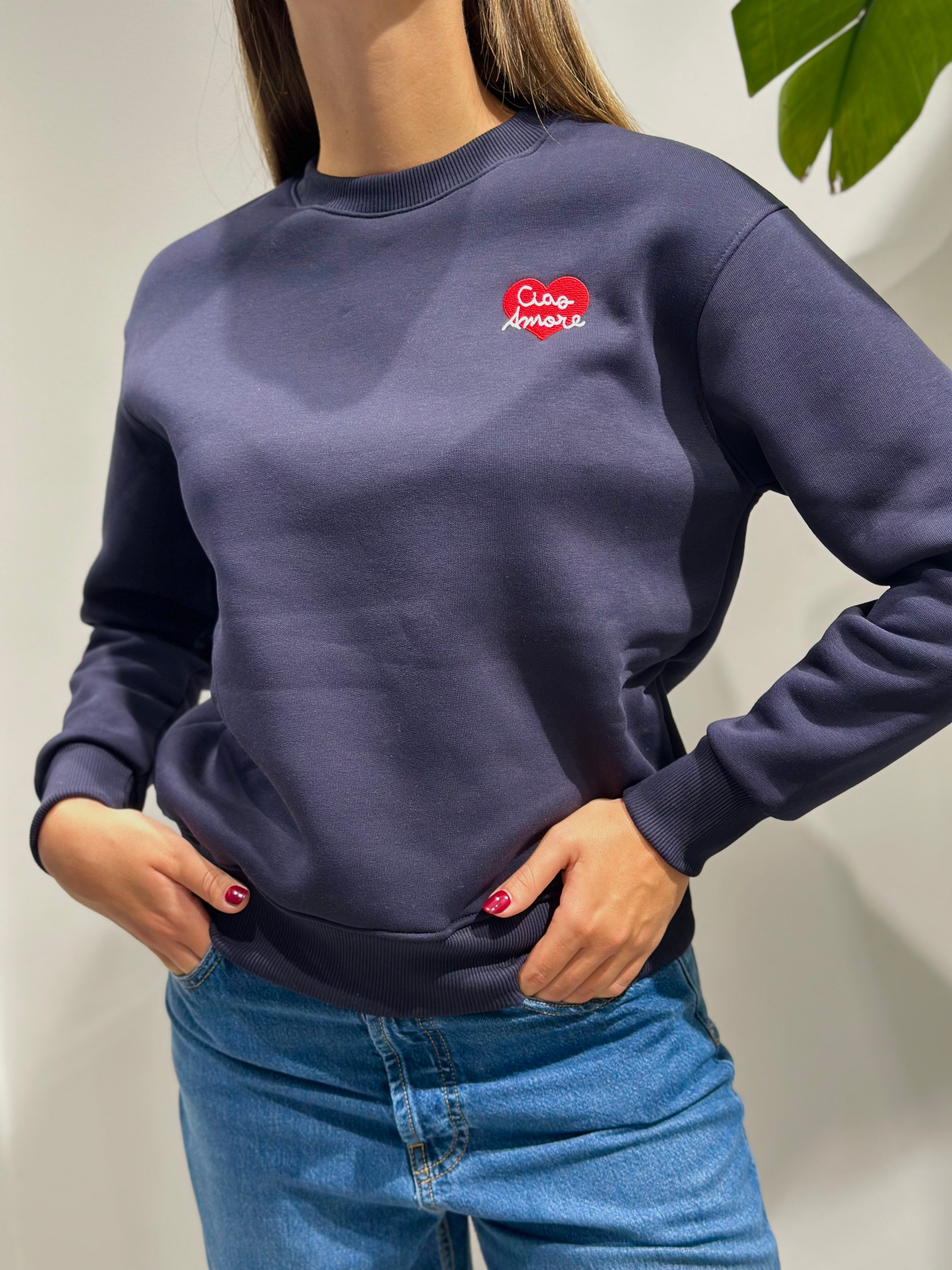 Felpa Superculture Blu AW1533 (12239466529108)