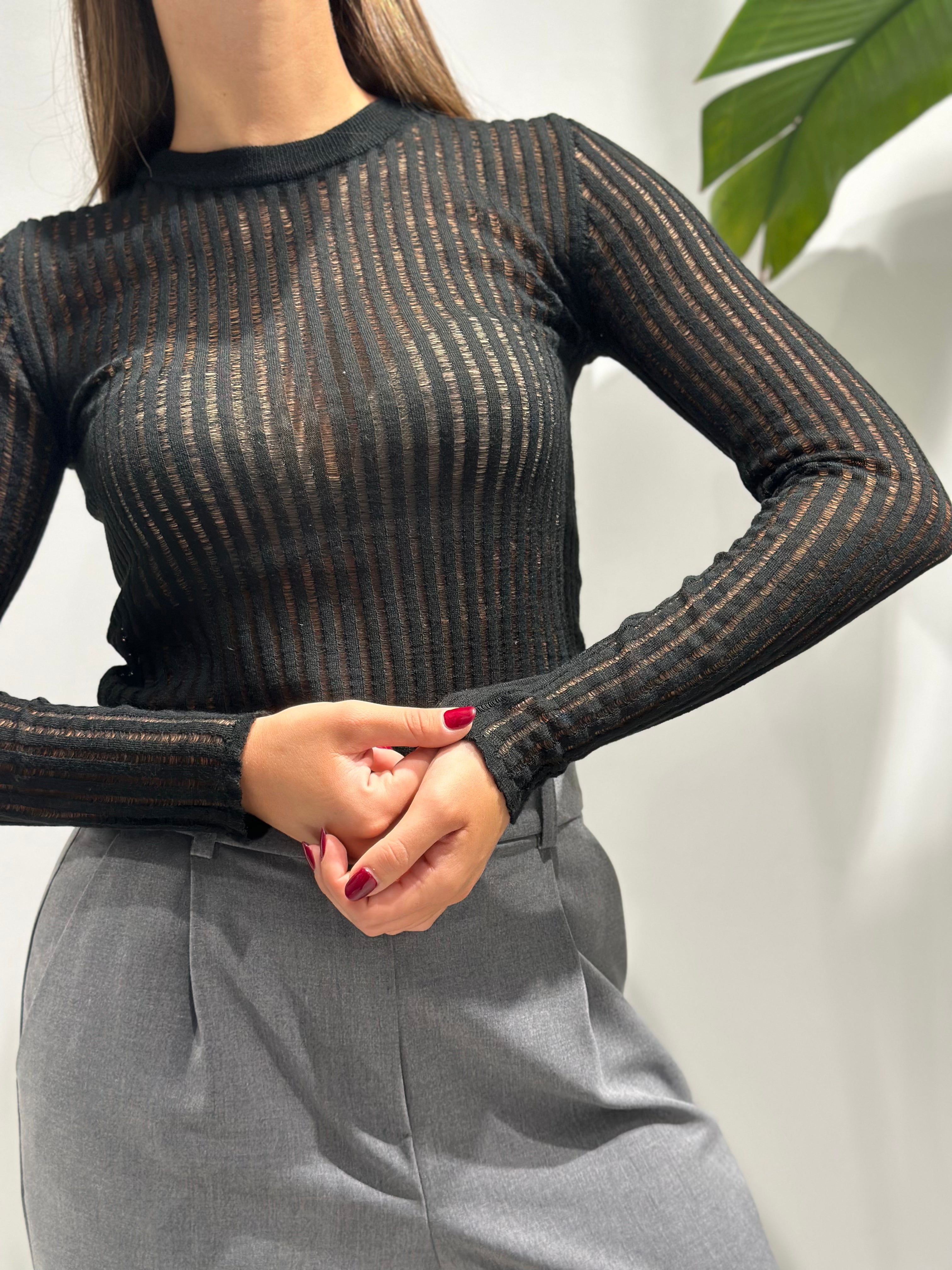 Maglia Dixie Trasparenza Nera (12242111594836)