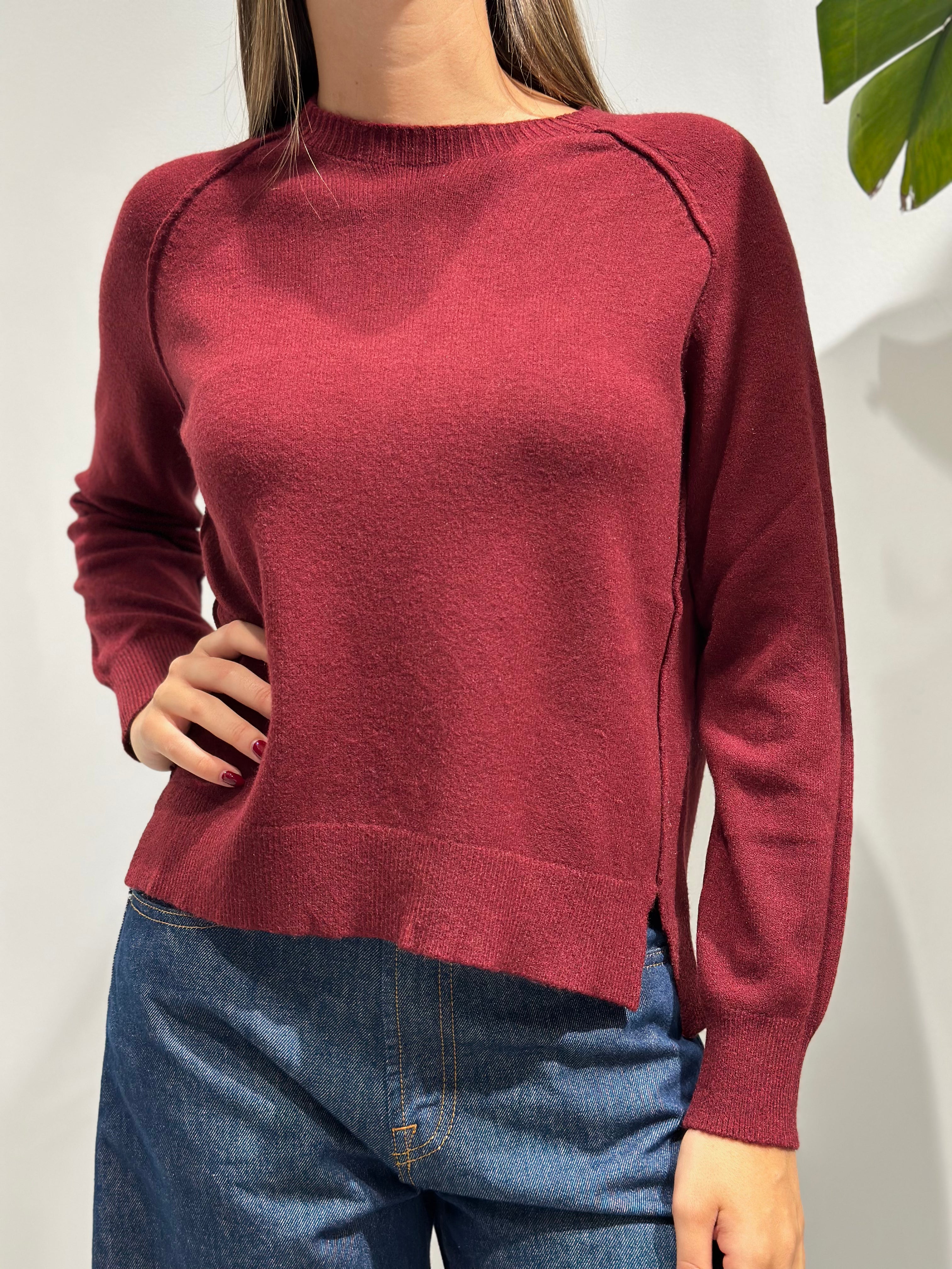 Maglioncino HaveOne Bordeaux 058 (12242257838420)