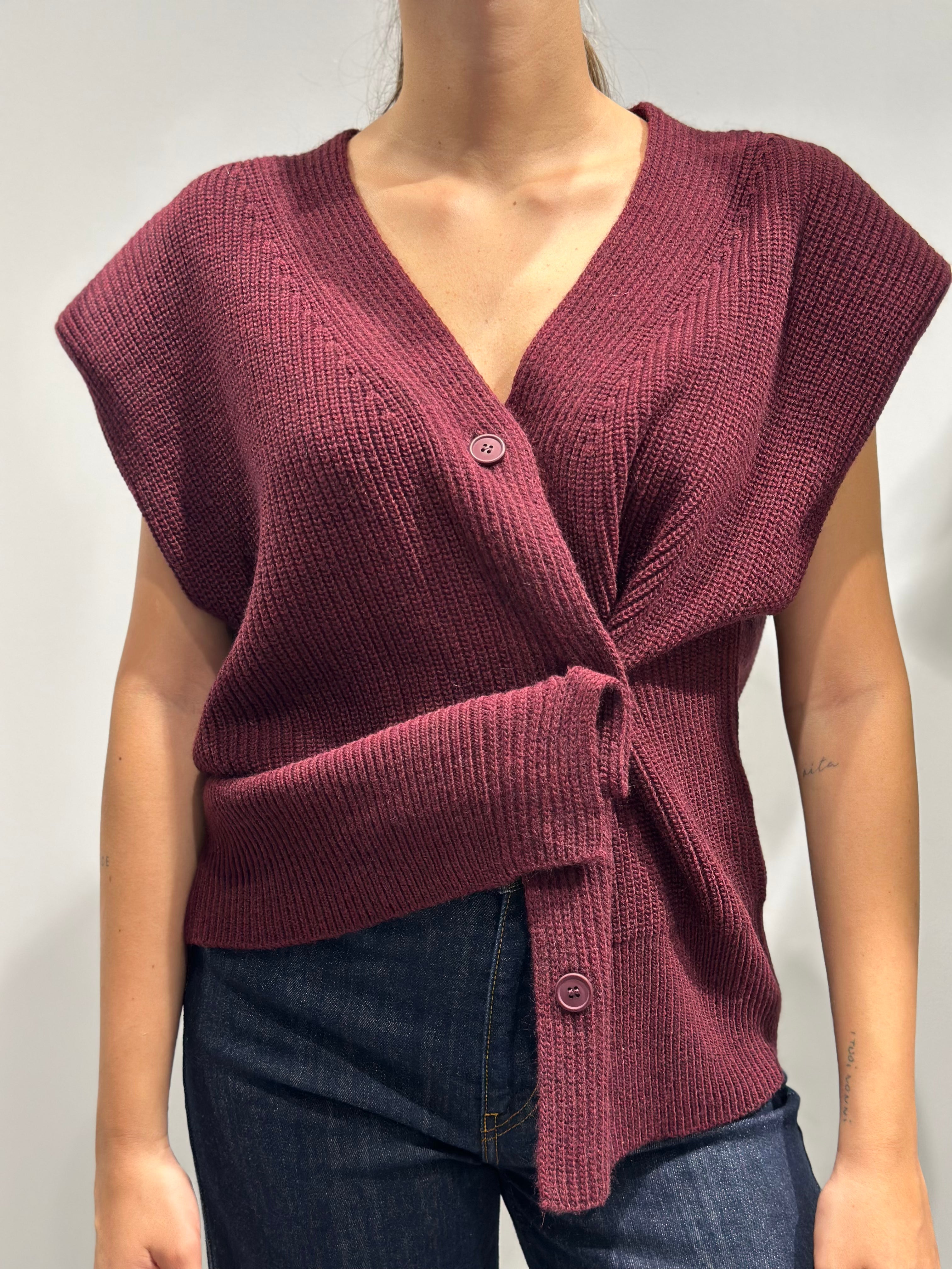 Gilet HaveOne Pt. Pannocchia Bordeaux (12258355347796)